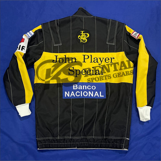 Ayrton Senna 1985 F1 Jps Embroidery Jacket F1 Replica Embroidery