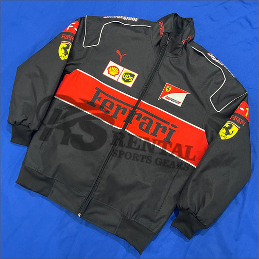 Ferrari Vintage Racing Jackets Black Ferrari