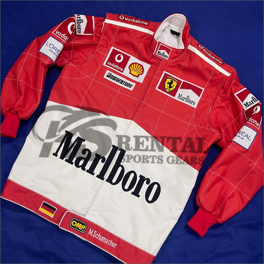 Michael Schumacher 2005 Race Embroidery Jacket Ferrari F1