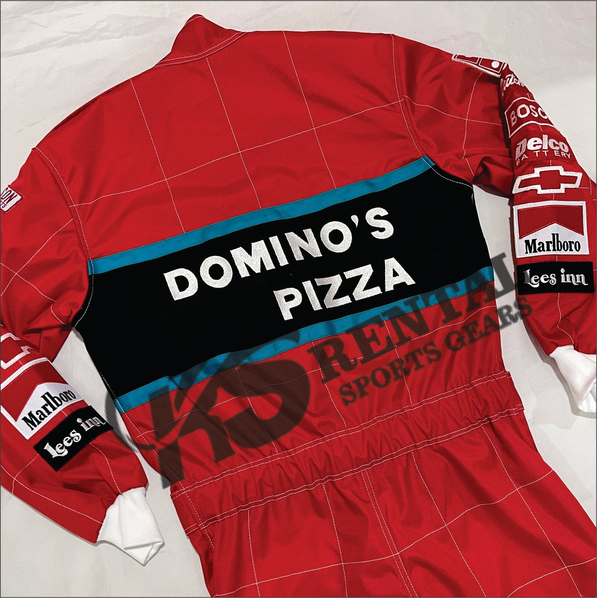 1990 Arie Luyendyk Team Issued Dominos Pizza Team Shierson Racing Suit