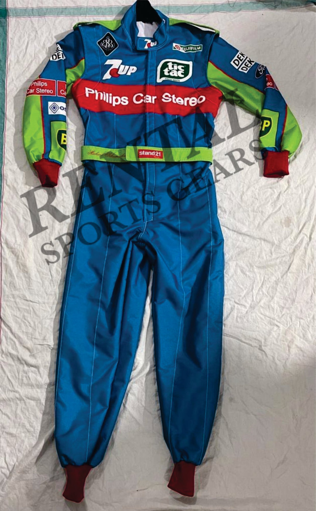 1991 Michael Schumacher Belgian Grand Prix Formula 1 Race suit