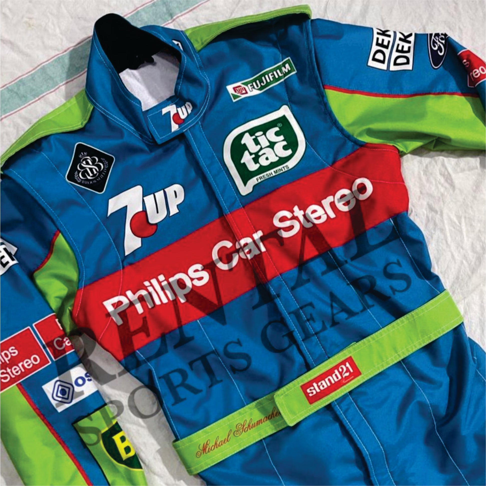 1991 Michael Schumacher Belgian Grand Prix Formula 1 Race suit