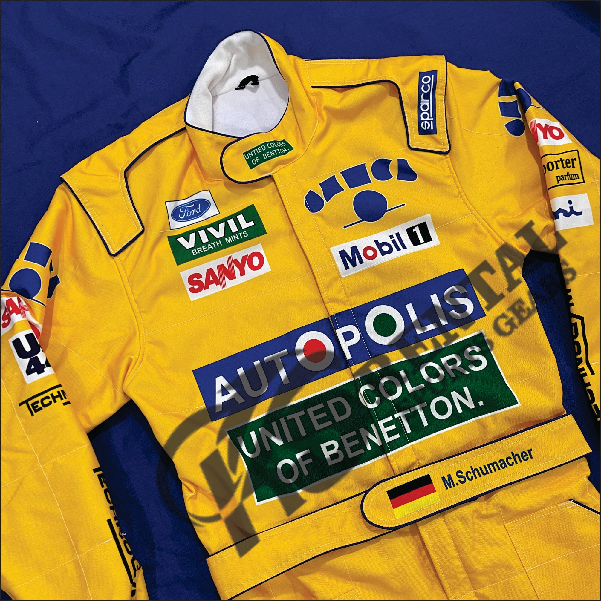 1992 Michael Schumacher German GP Benetton F1 Suit