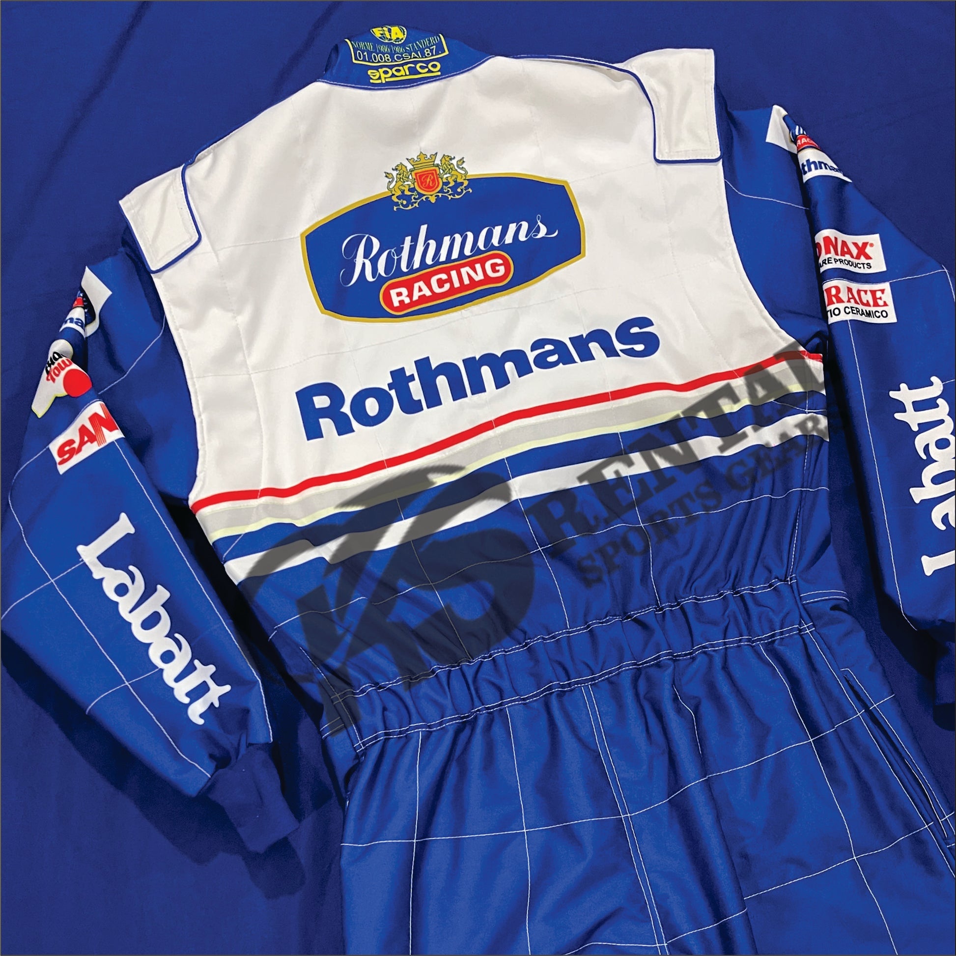 1996 Jacques Villeneuve Rothmans Williams Renault F1 Race Suit