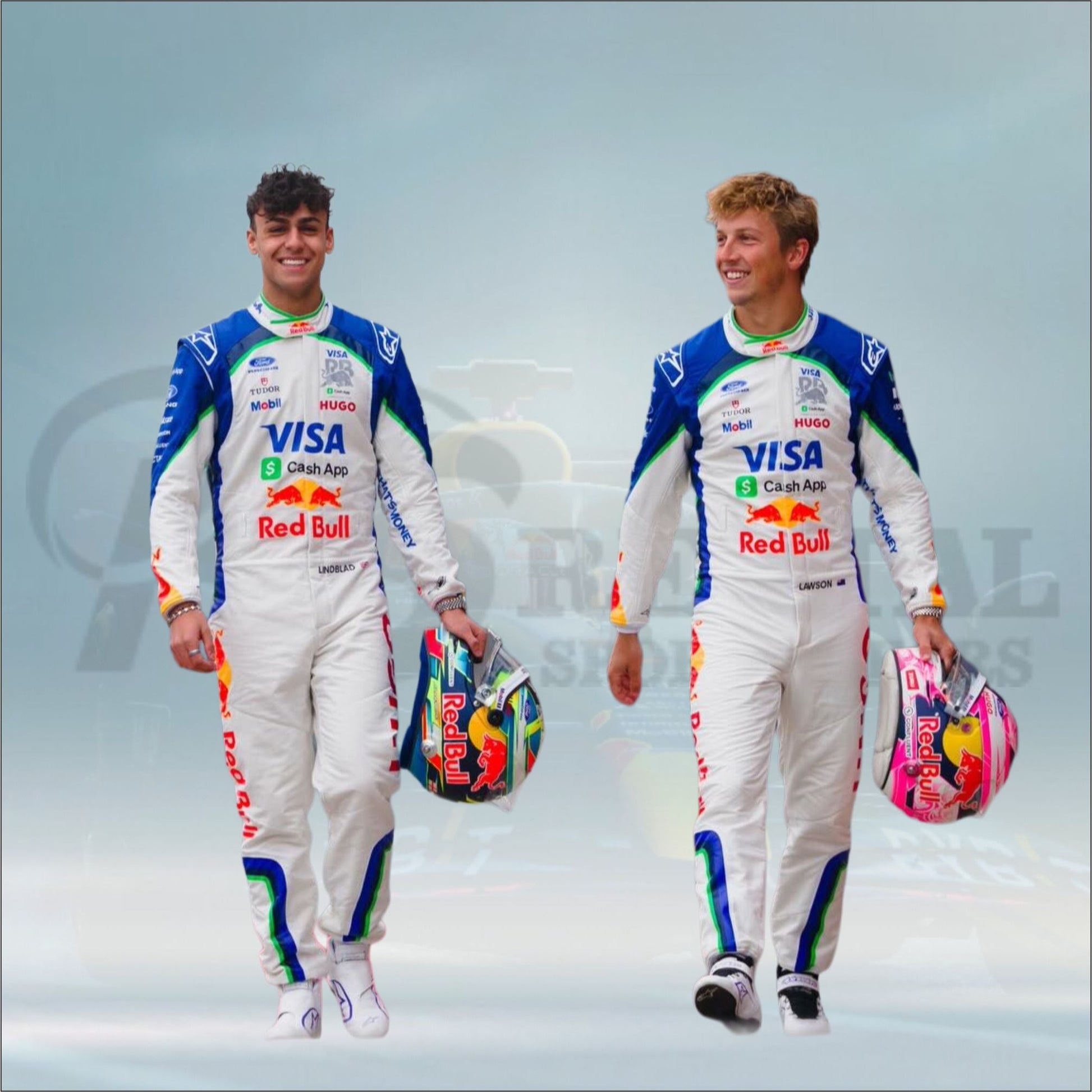 Liam Lawson 2026 Visa Cash App F1 Racing Suit