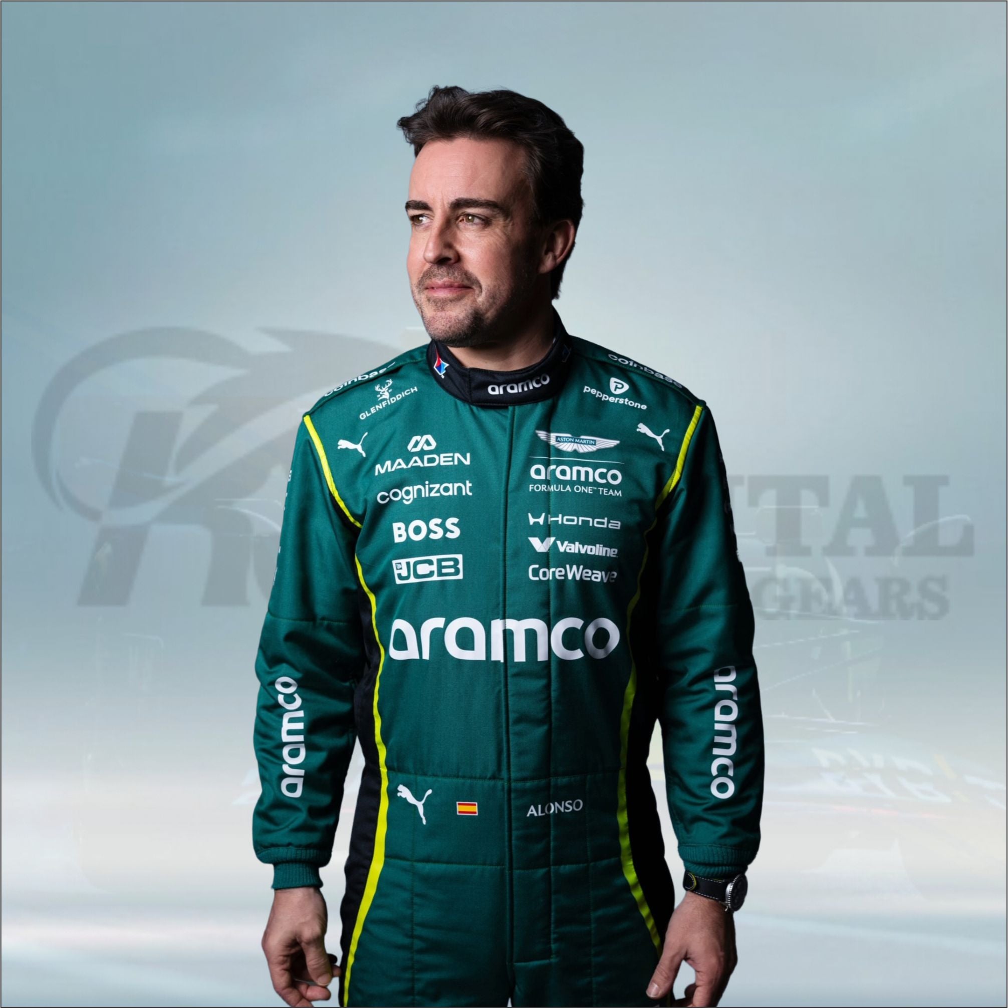 2026 F1 Race Suit Fernando Alonso Aston Martin Aramco