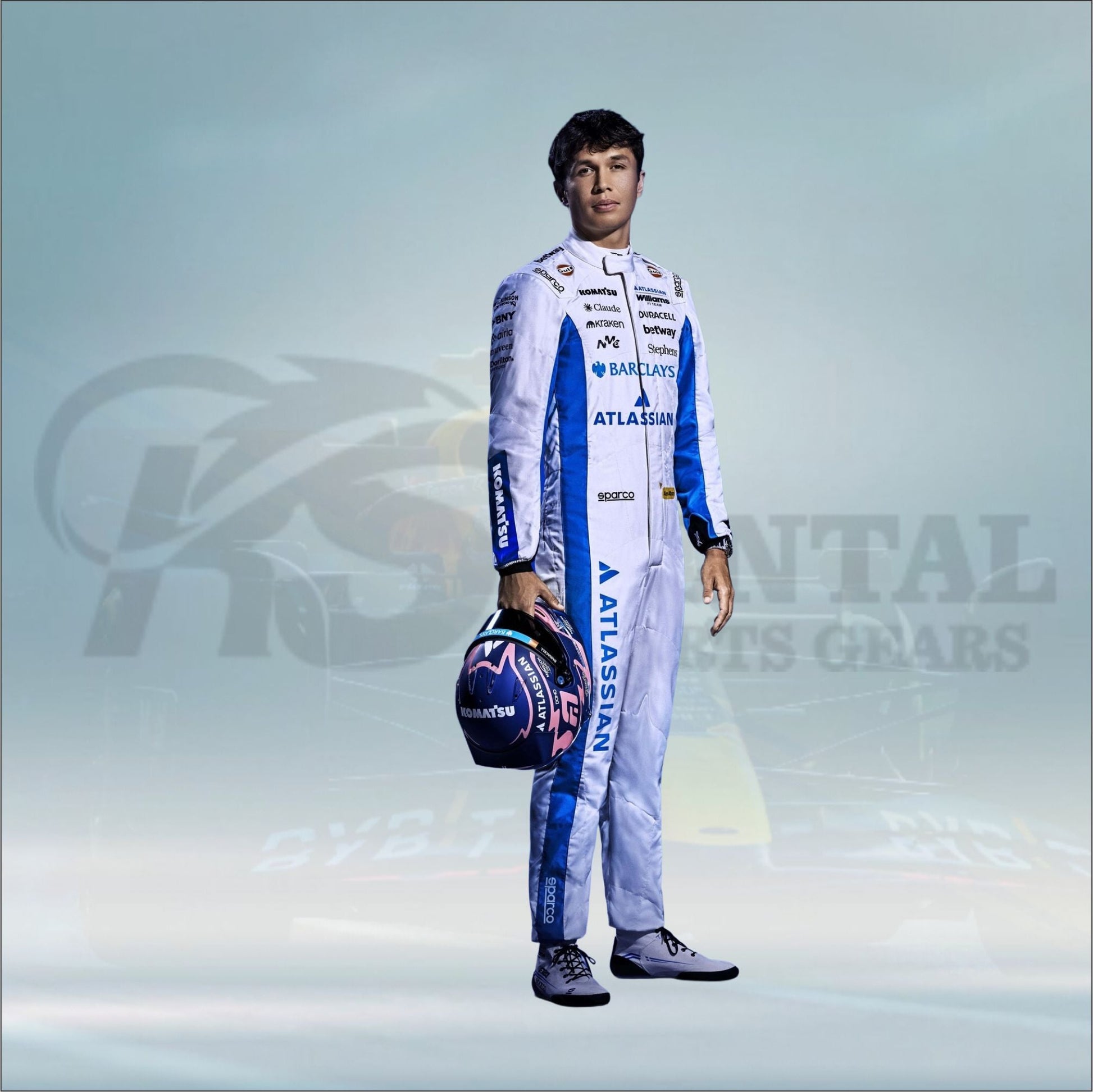Formula Racing Suit Formula 1 Race Suit 2026 Alex Albon Williams Racing – RENTAL SPORTS GEARS