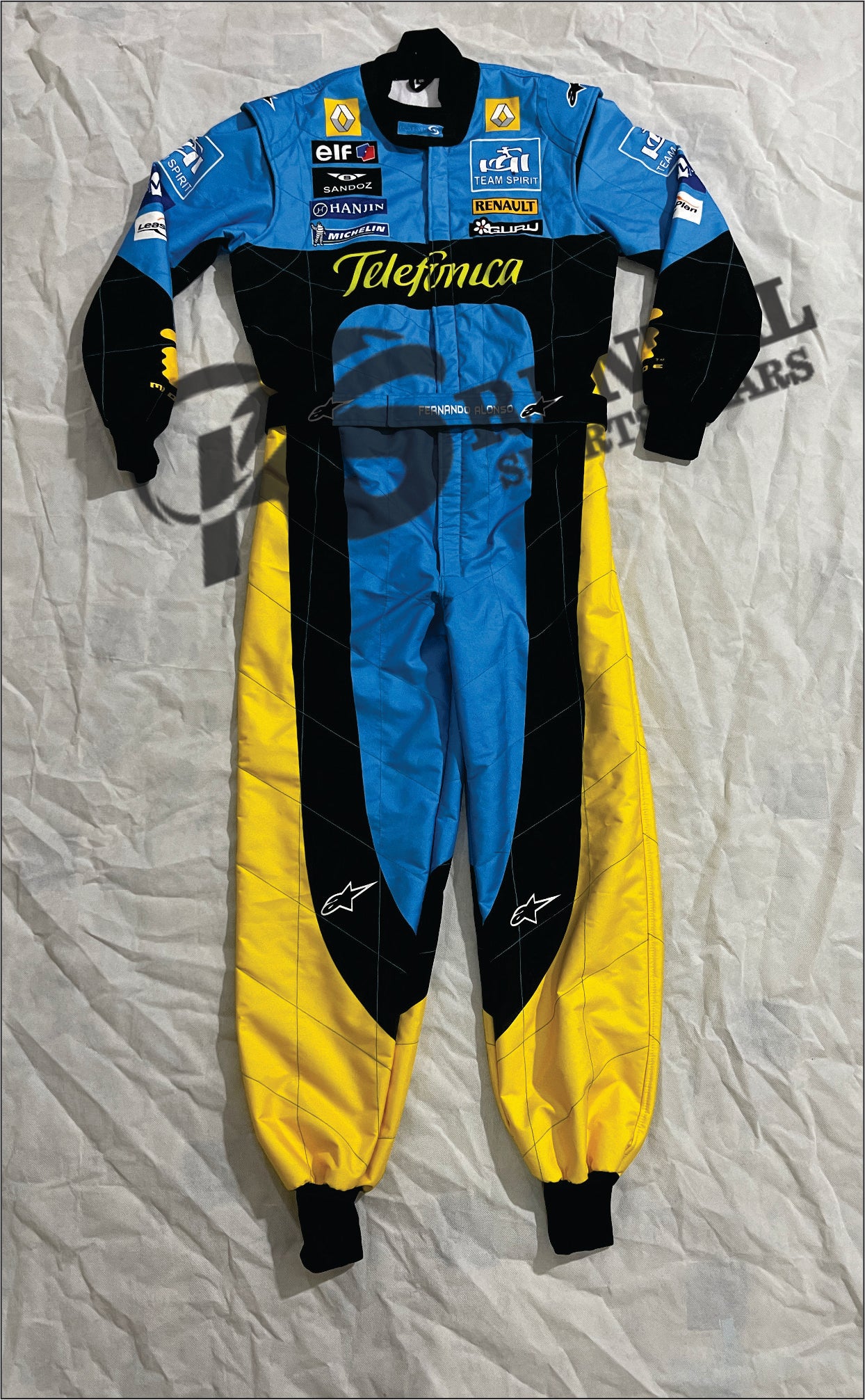 2005 Fernando Alonso F1 Renault Mild Seven Racing Suit