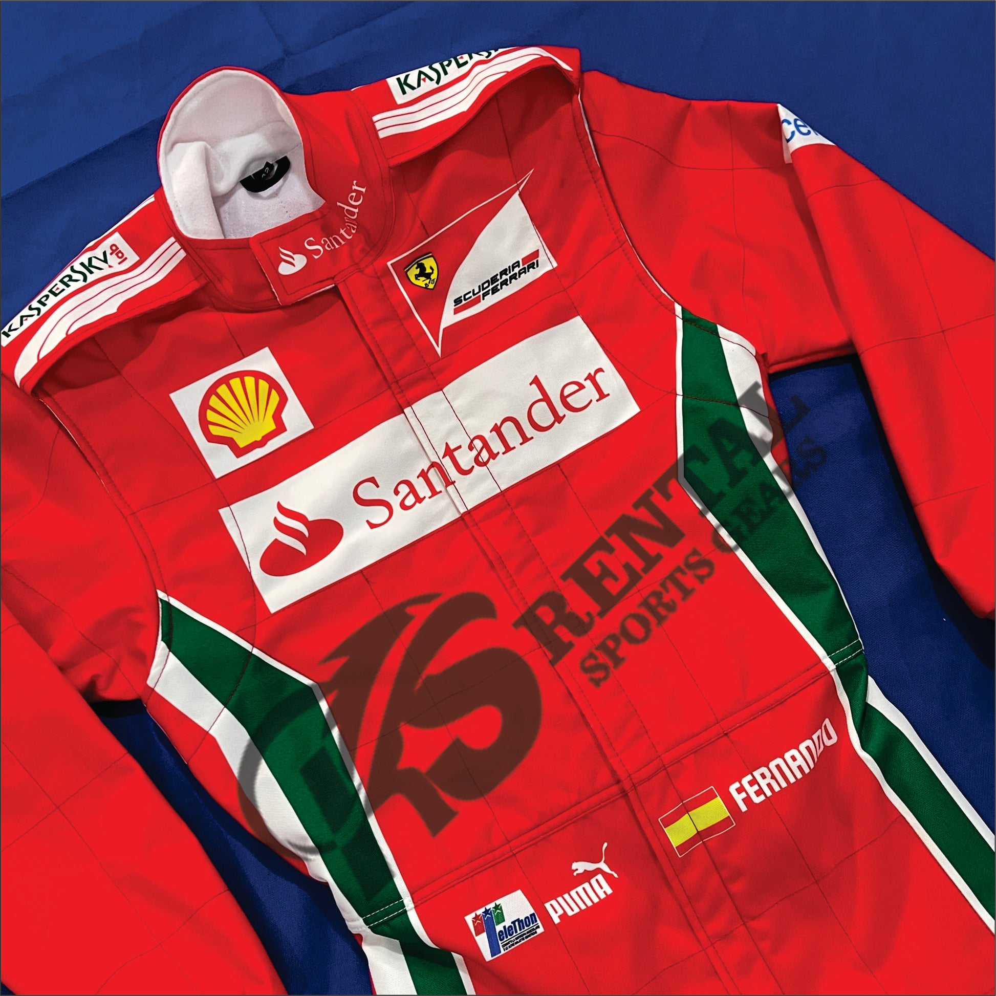 2012 Fernando Alonso F1 Ferrari Race Suit