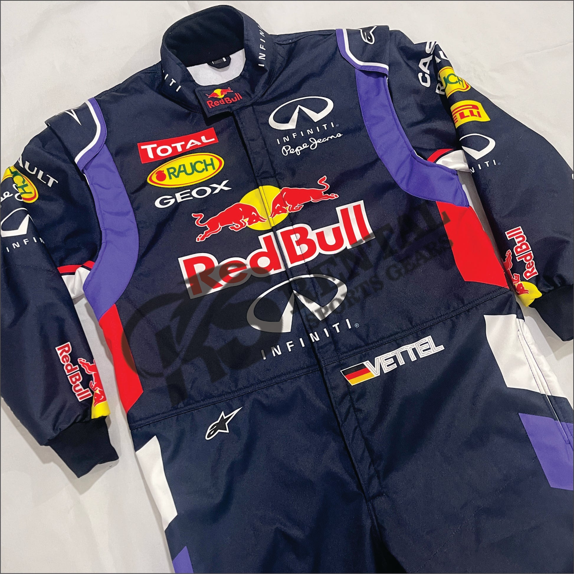 2014 Sebastian Vettel Red Bull Racing Formula 1 Suit