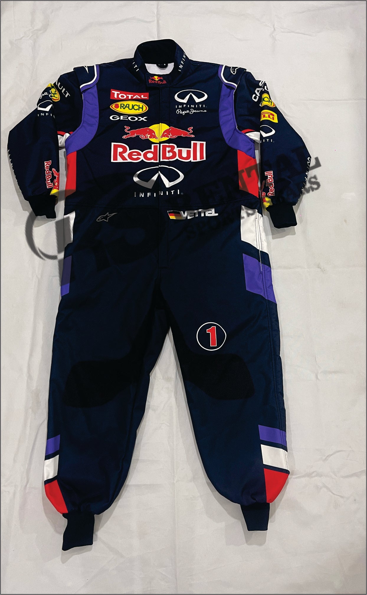 2014 Sebastian Vettel Red Bull Racing Formula 1 Suit