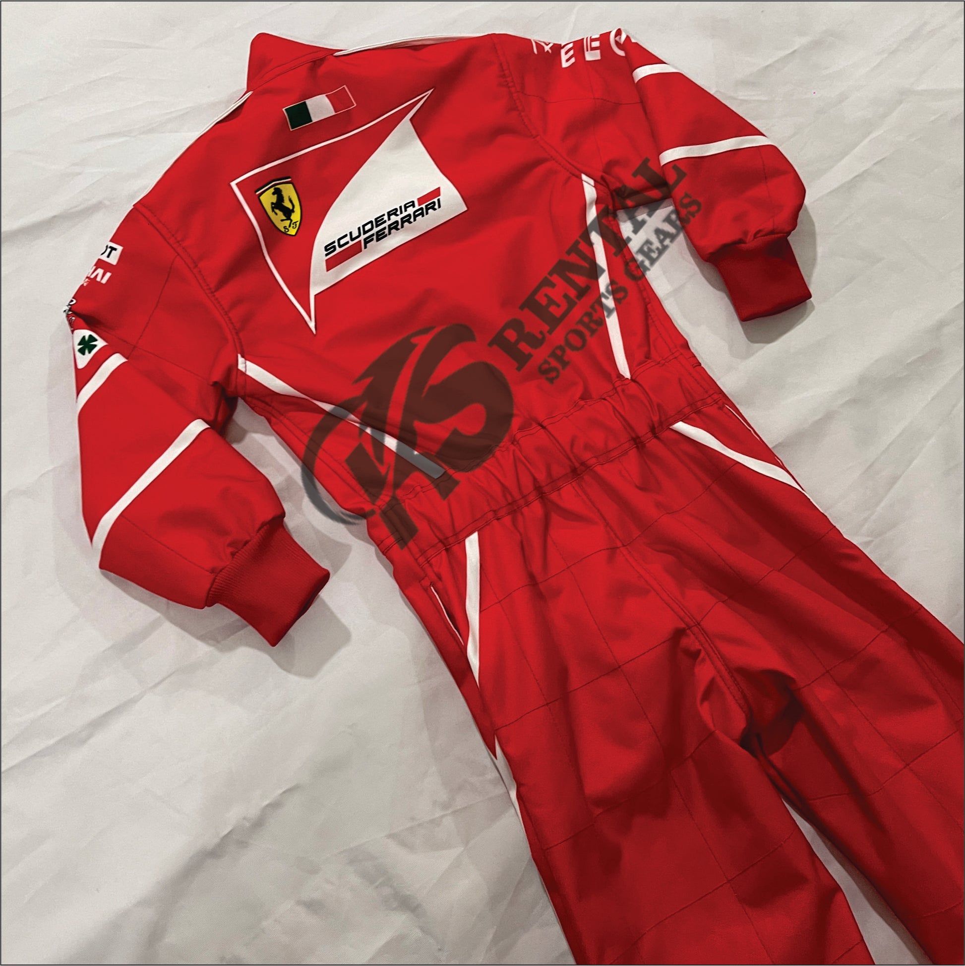 2017 Sebastian Vettel Race 70th Anniversary Scuderia Ferrari F1 Racing Suit