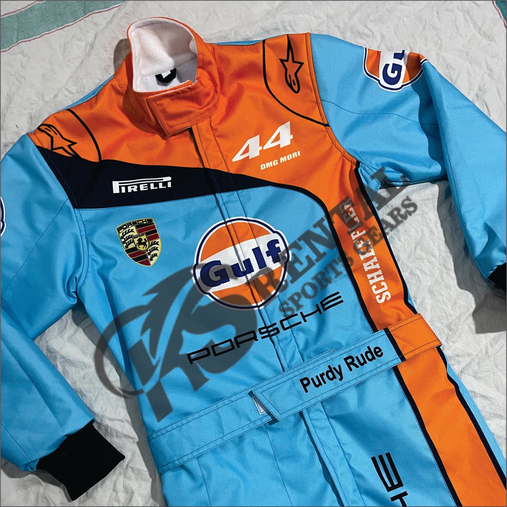 2019 Porsche Motorsports Gulf Racing Suit