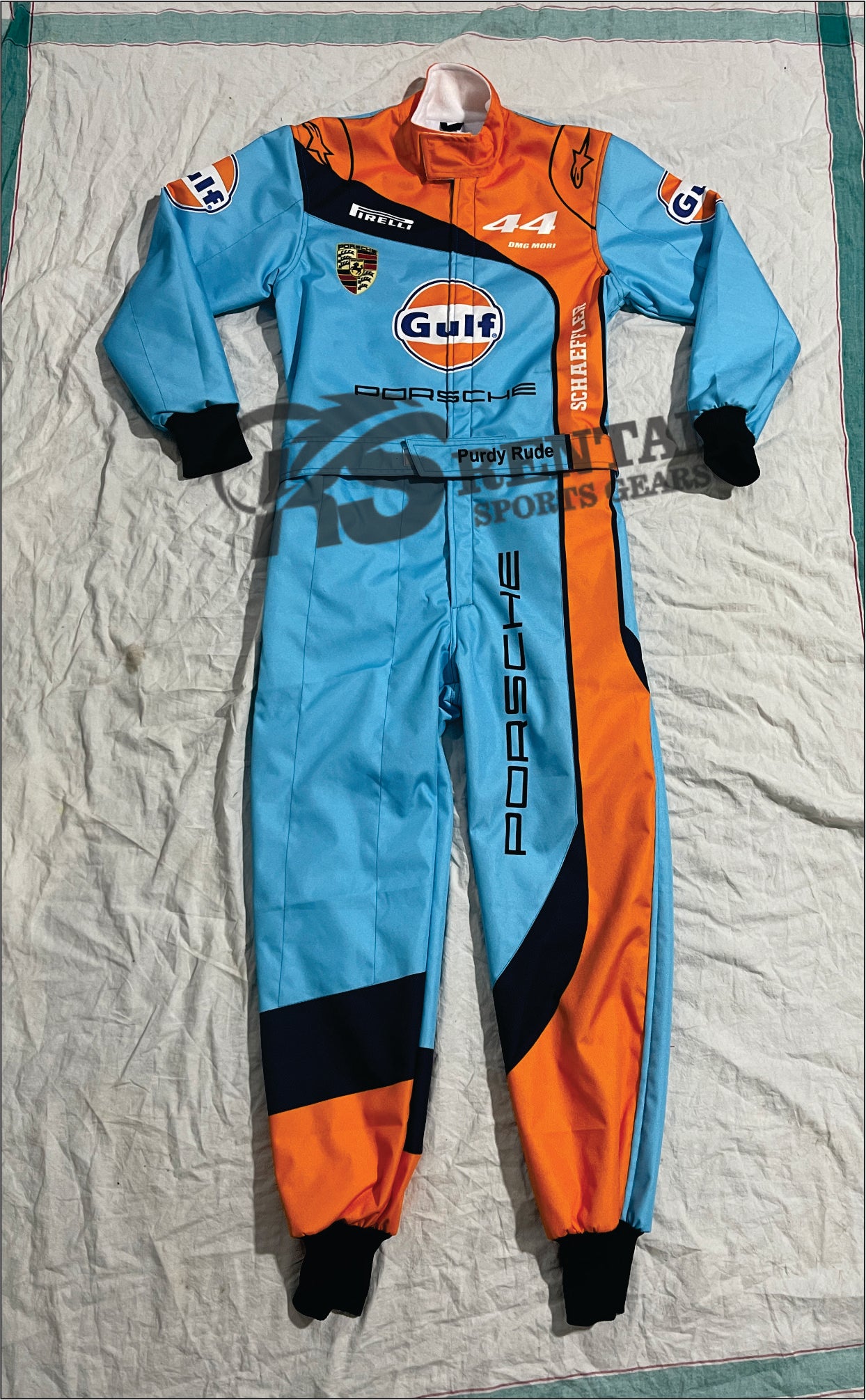 2019 Porsche Motorsports Gulf Racing Suit
