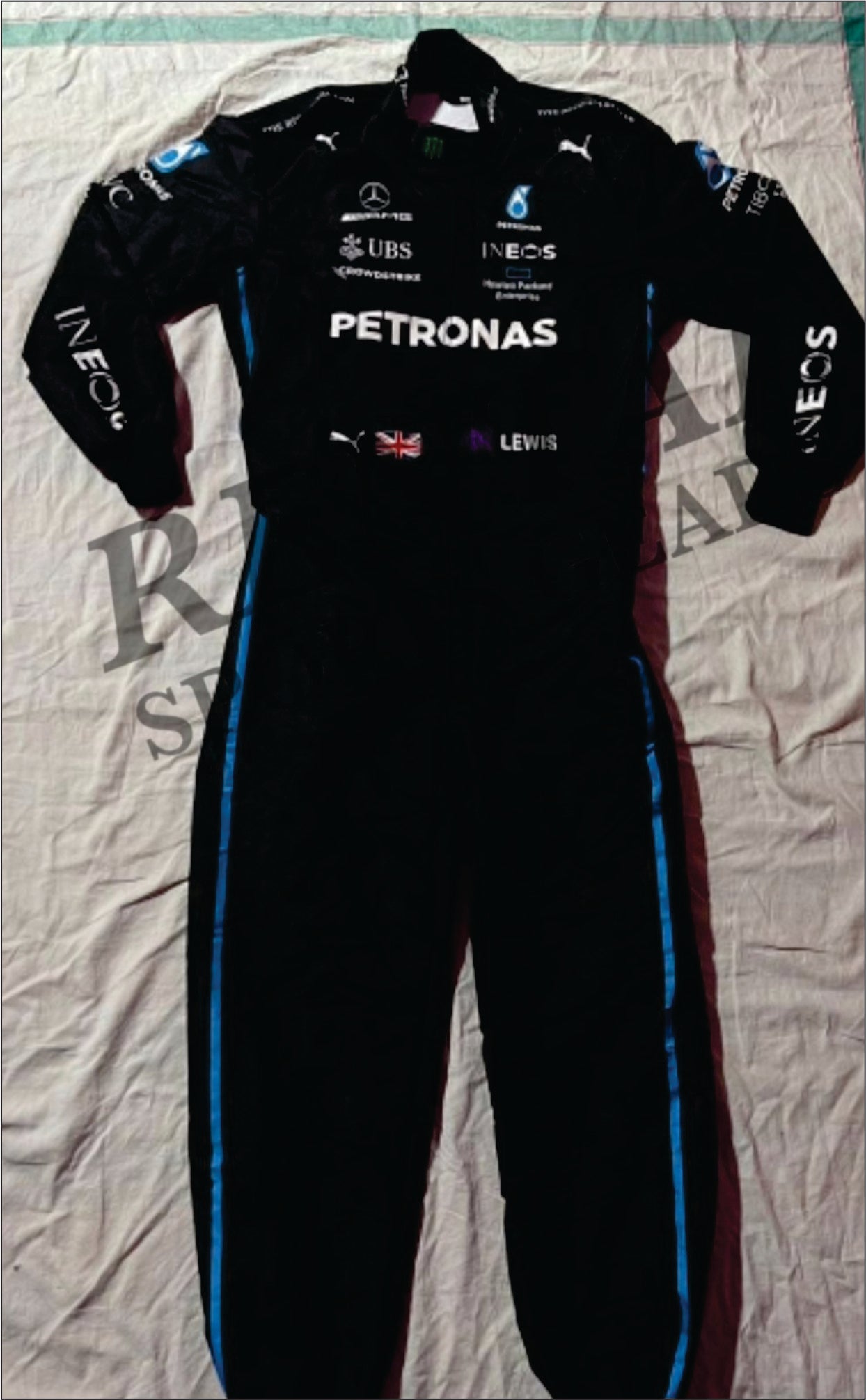 2022 Lewis Hamilton Mercedes-AMG Petronas F1 Race Suit