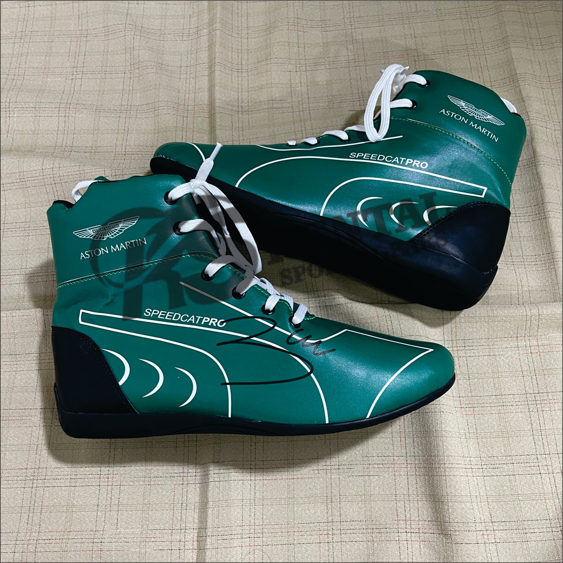 2022 Lance Stroll Aston Martin F1 Race Shoes