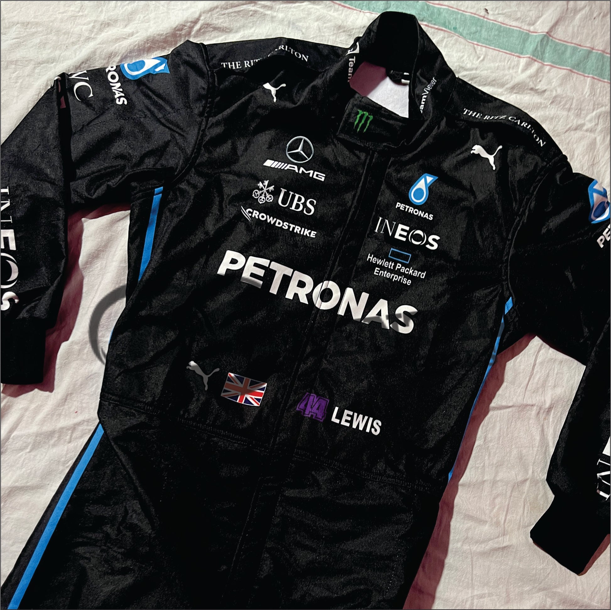 2022 Lewis Hamilton Mercedes AMG F1 Replica Suit