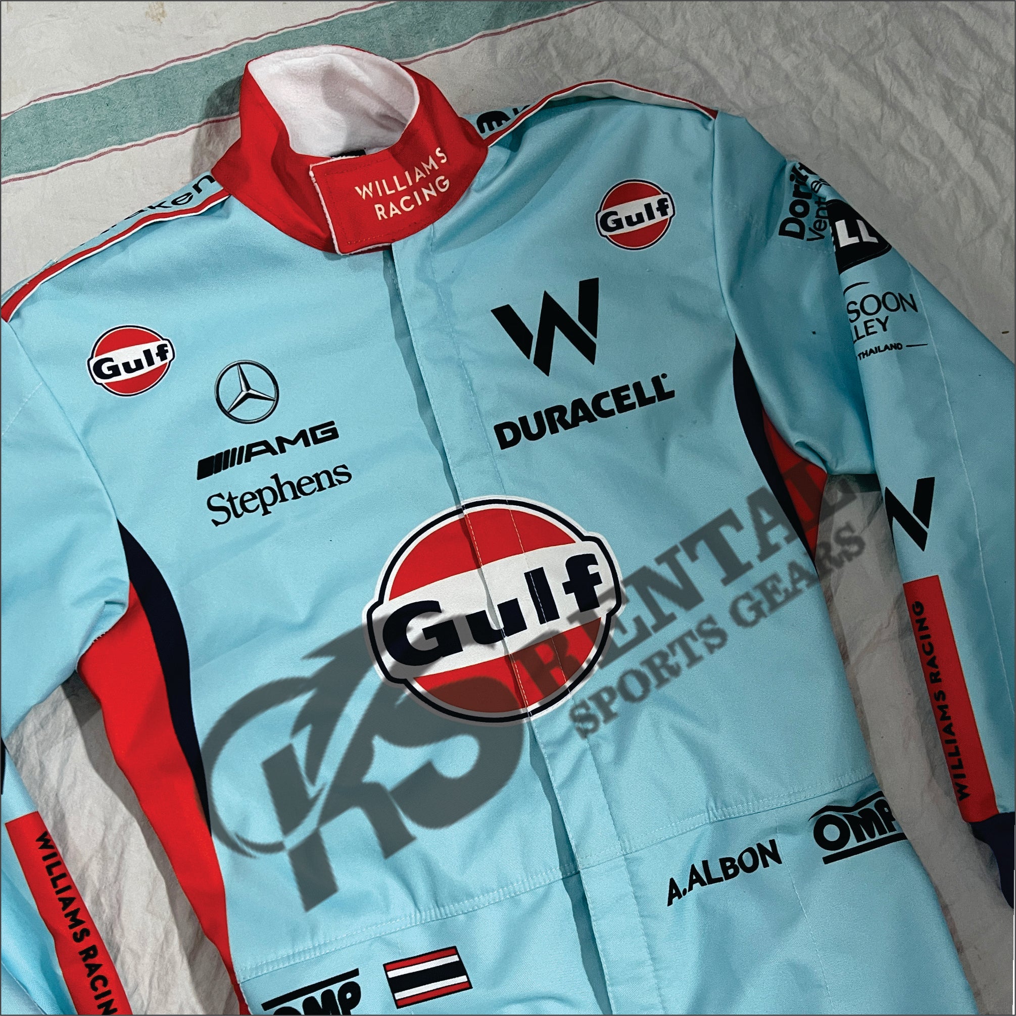 2023 Alex Albon Williams Racing Qatar Grand Prix Racing Replica suit