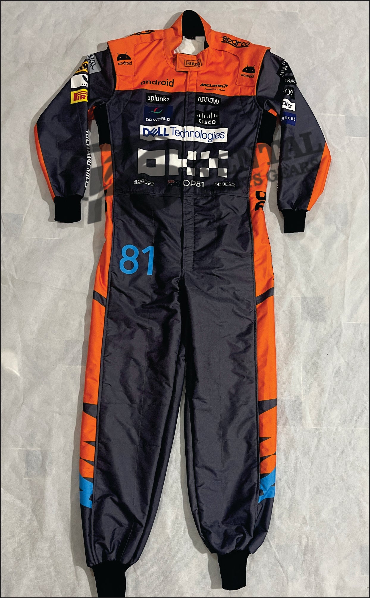 2023 Oscar Piastri Mclaren F1 Replica Race Suit