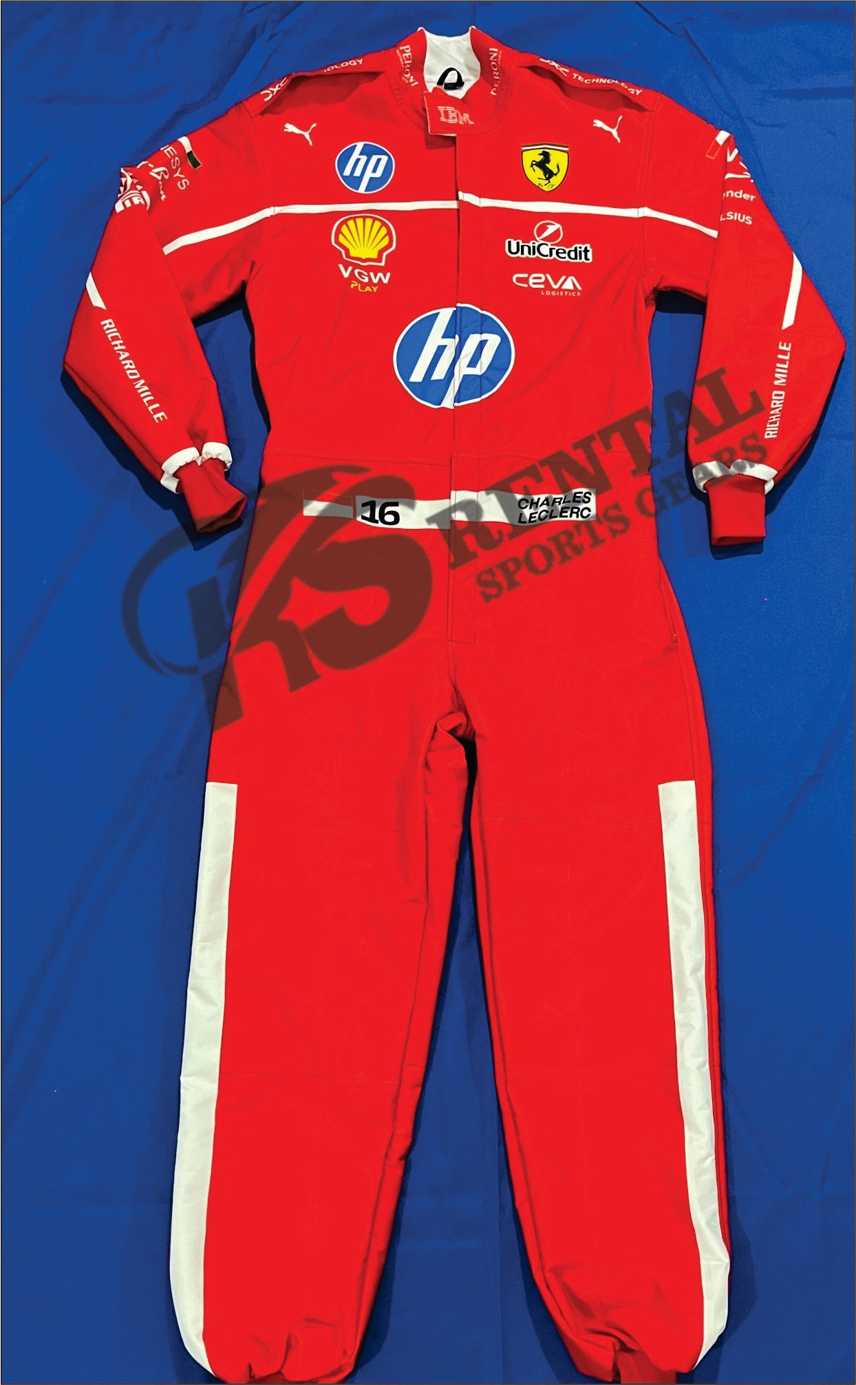 2025 Charles Leclerc Scuderia Ferrari HP F1 Racing Suit