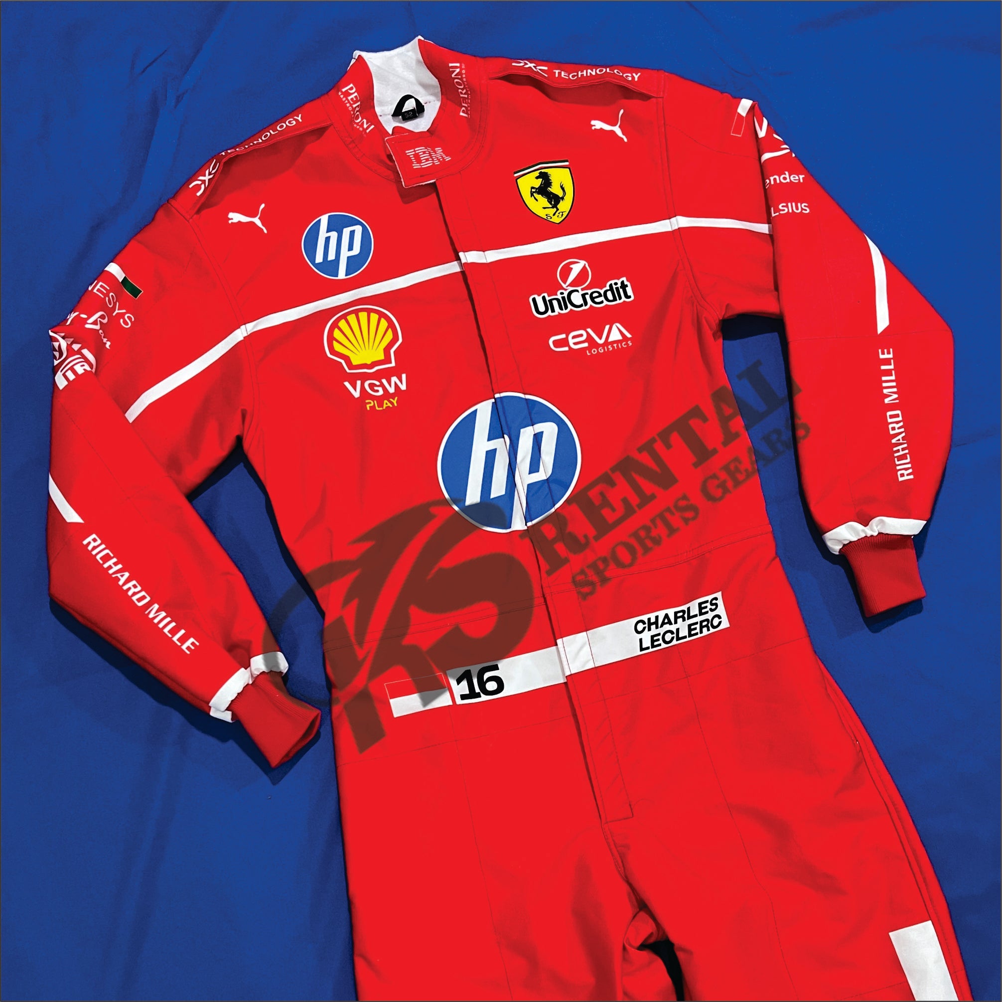 2025 Charles Leclerc Scuderia Ferrari HP F1 Racing Suit