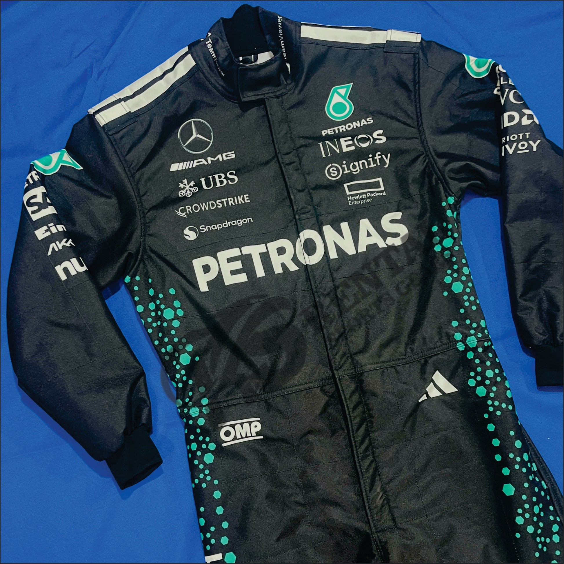 2025 Kimi Antonelli Mercedes-AMG Formula 1 Race Suit – RENTAL SPORTS GEARS