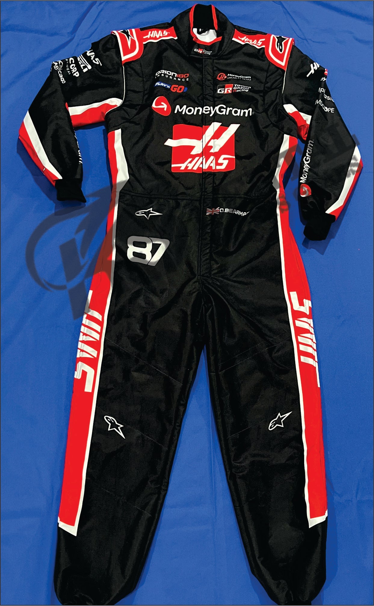 2025 Oliver Bearman MoneyGram Team Haas F1 Racing suit