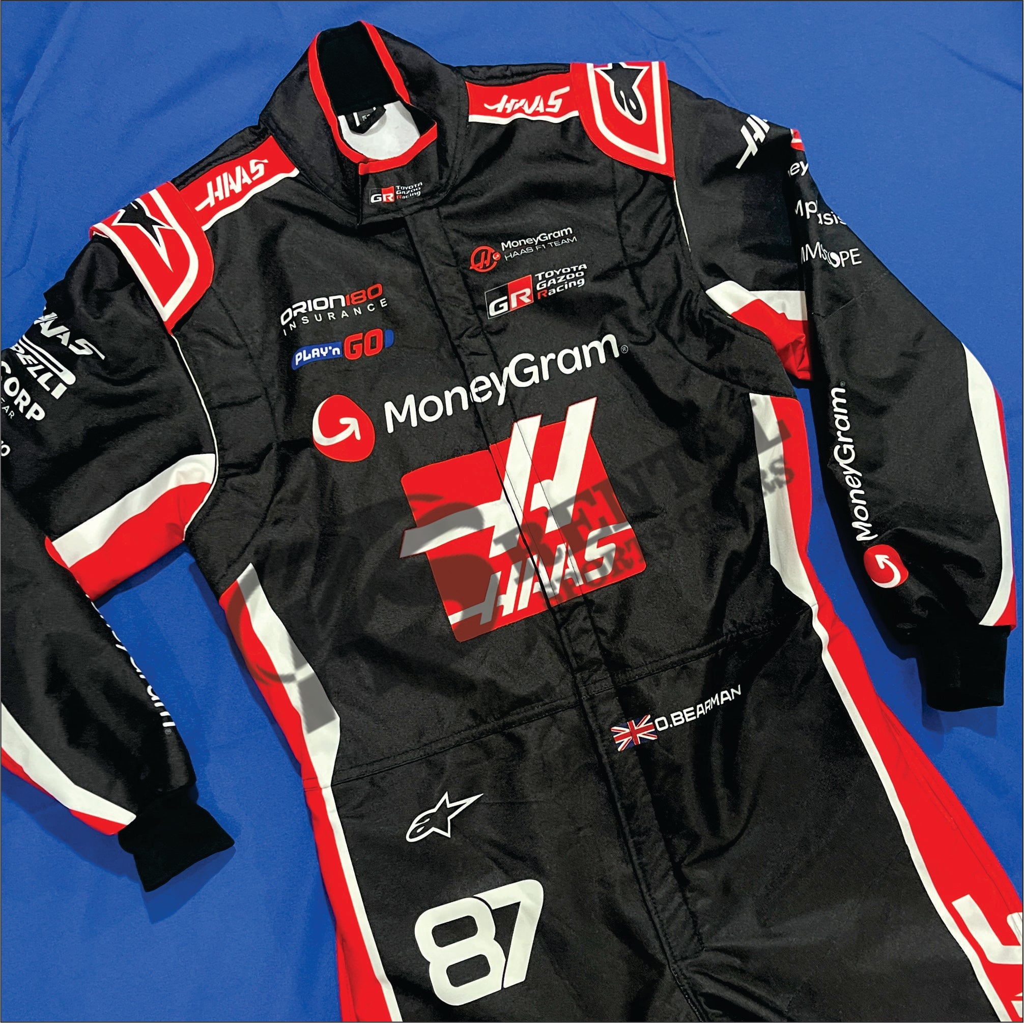 2025 Oliver Bearman MoneyGram Team Haas F1 Racing suit