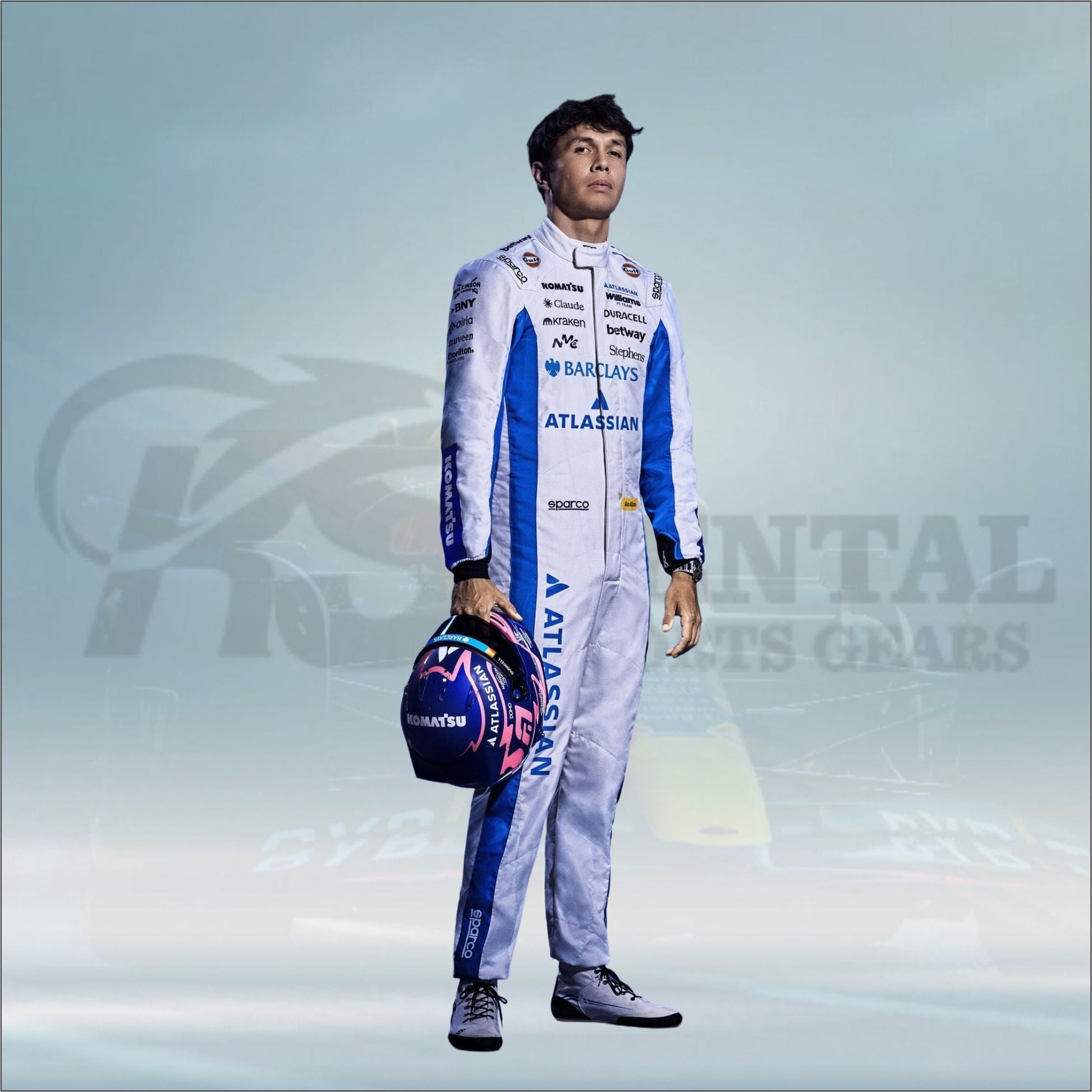 Formula Racing Suit Formula 1 Race Suit 2026 Alex Albon Williams Racing – RENTAL SPORTS GEARS