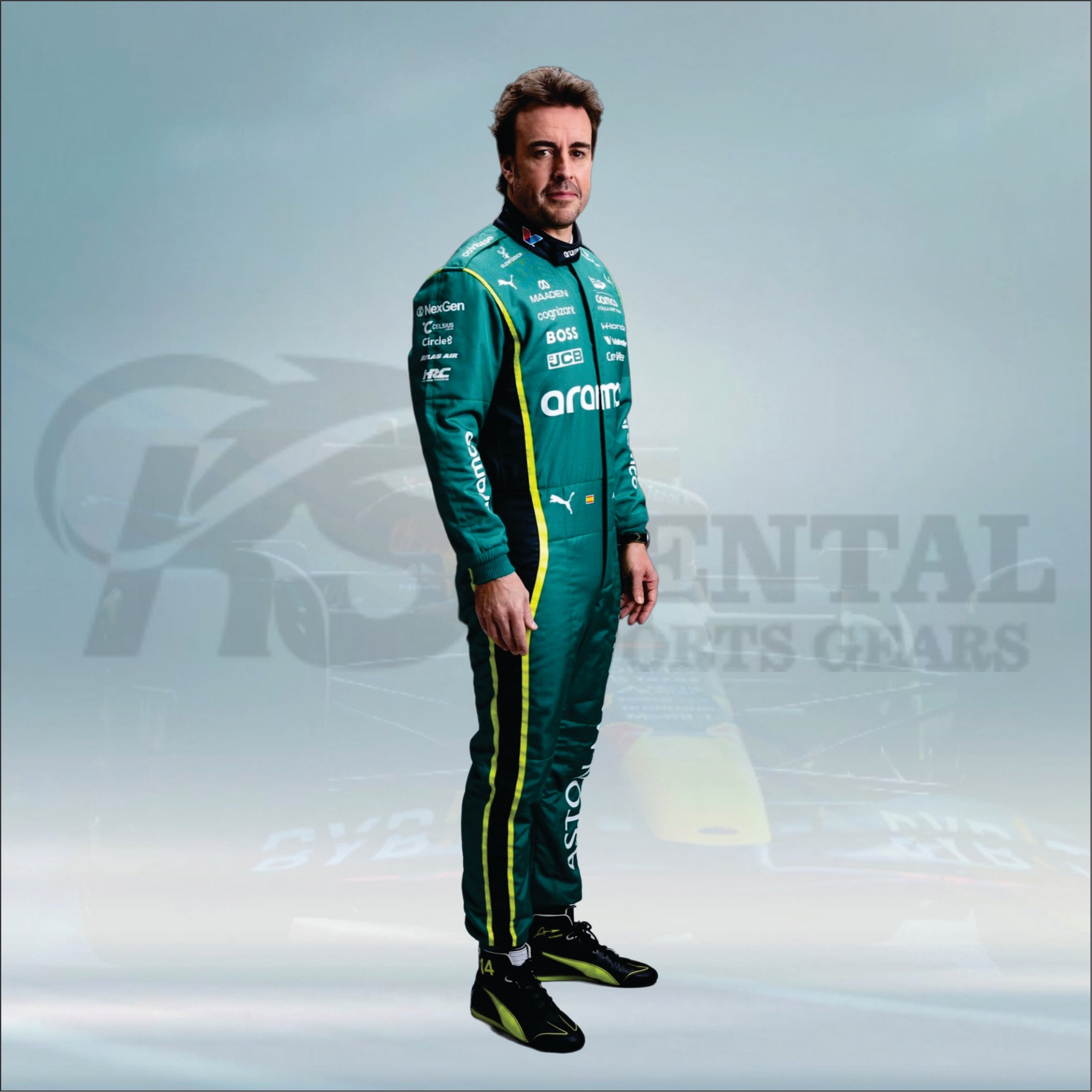 2026 F1 Race Suit Fernando Alonso Aston Martin Aramco