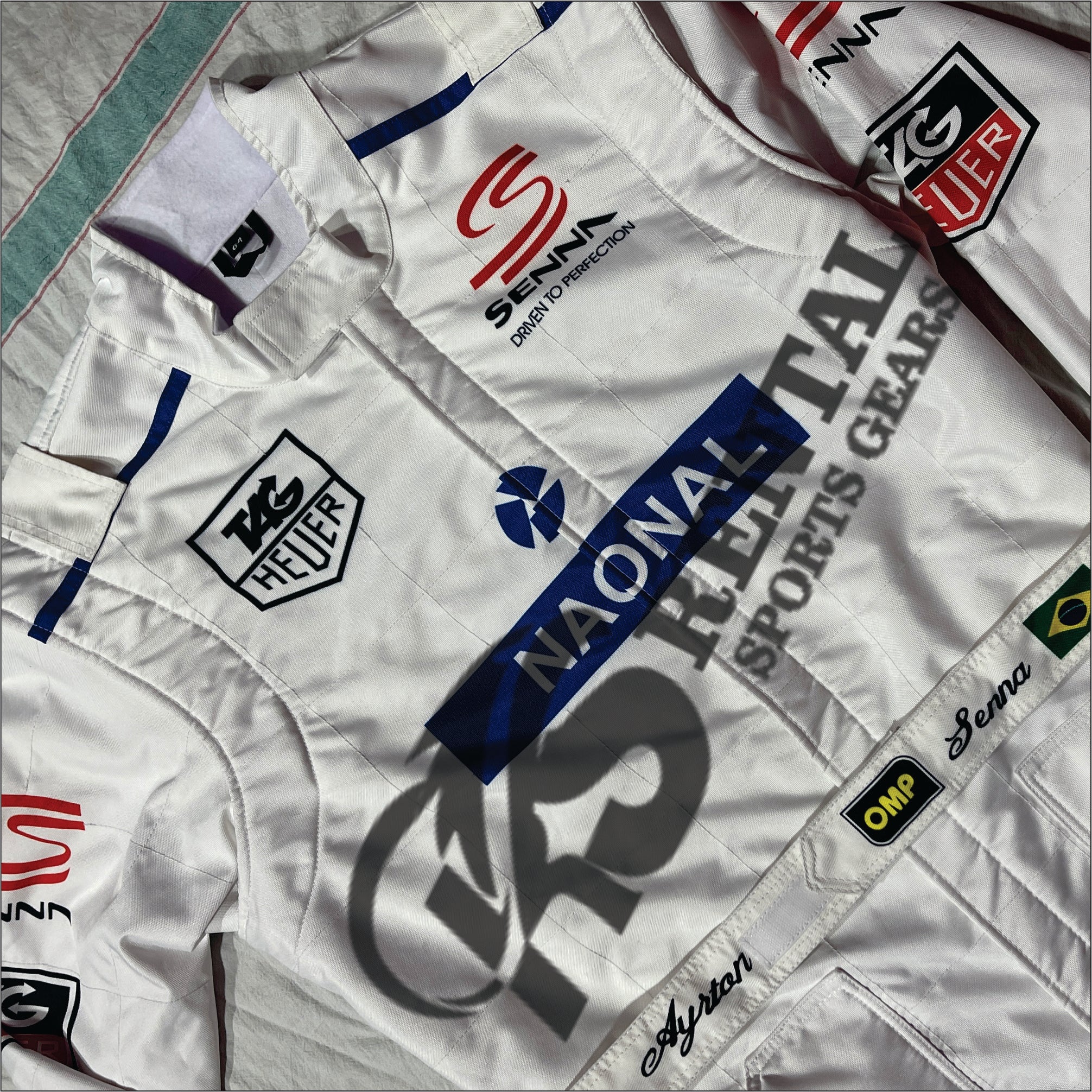 Ayrton Senna 1993 ParisBercy F1 Race Suit