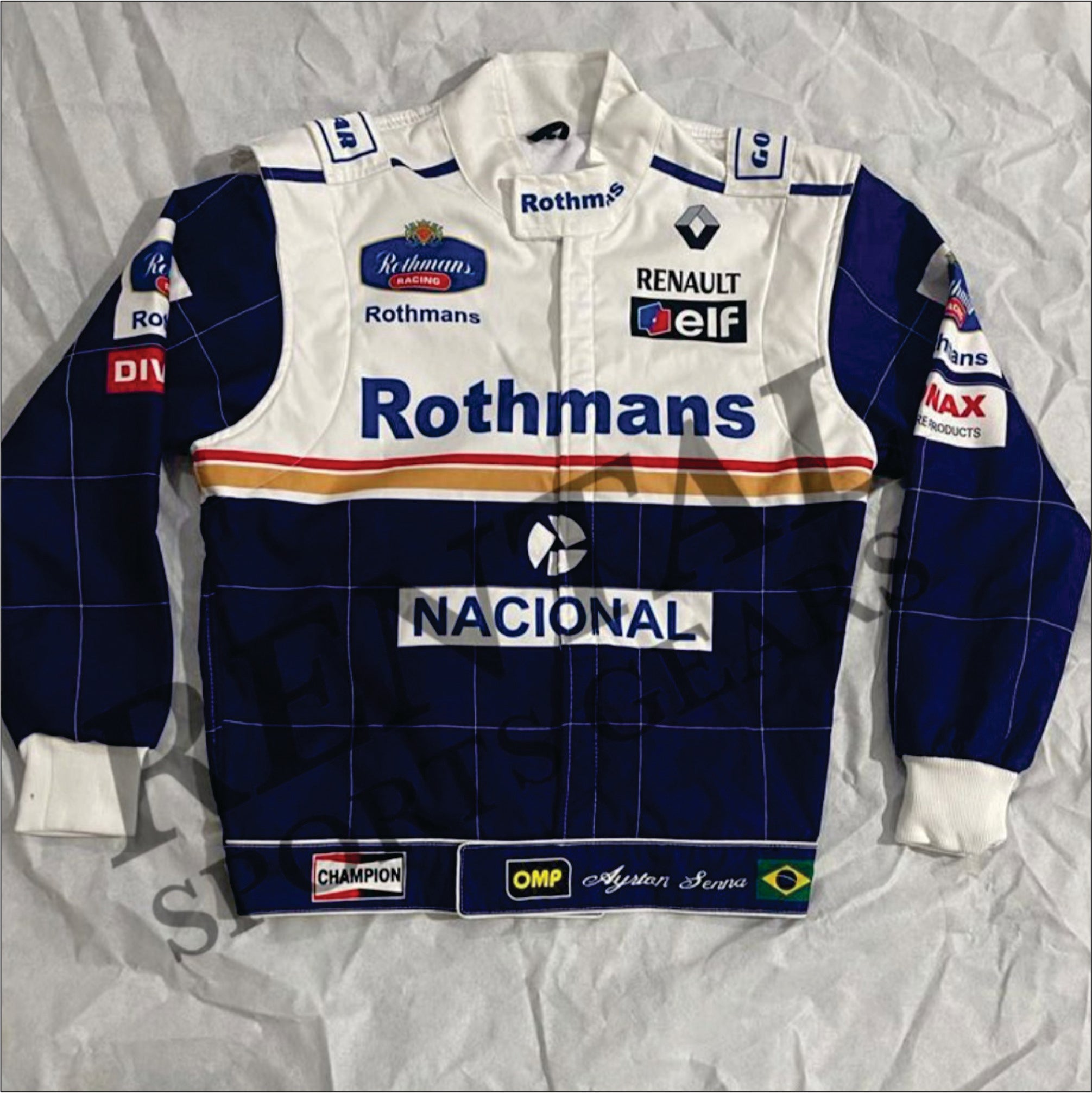 Ayrton Senna Rothmans 1994 F1 Williams Racing Jacket