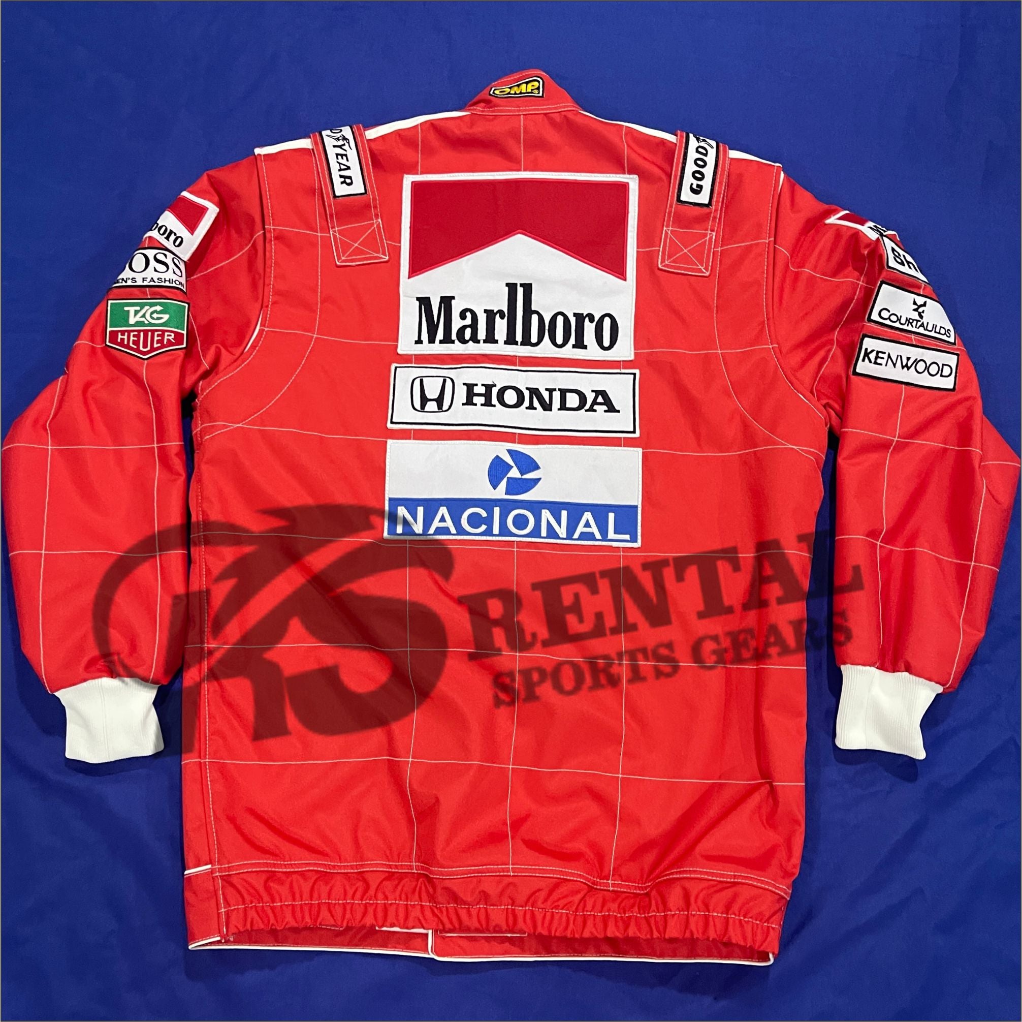 Ayrton Senna 1991 racing Embroidery Jacket McLaren F1