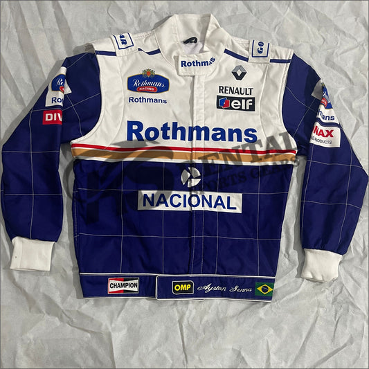 Ayrton Senna 1994 Racing Jacket Team Williams F1 Rothmans