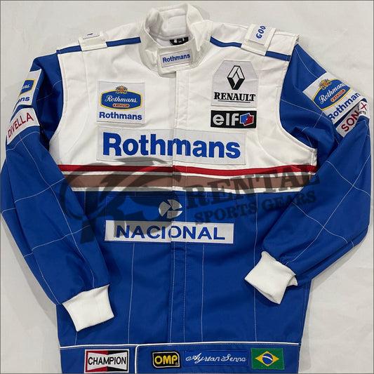 Ayrton Senna 1994 Racing Rothmans Embroidery Jacket Team Williams F1