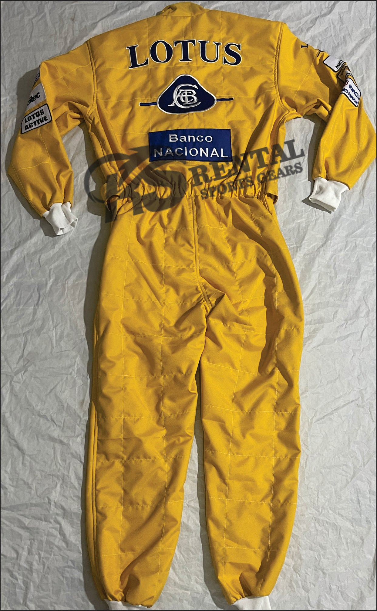 Ayrton Senna LOTUS 1987 Embroidery F1 Replica Embroidery Race Suit