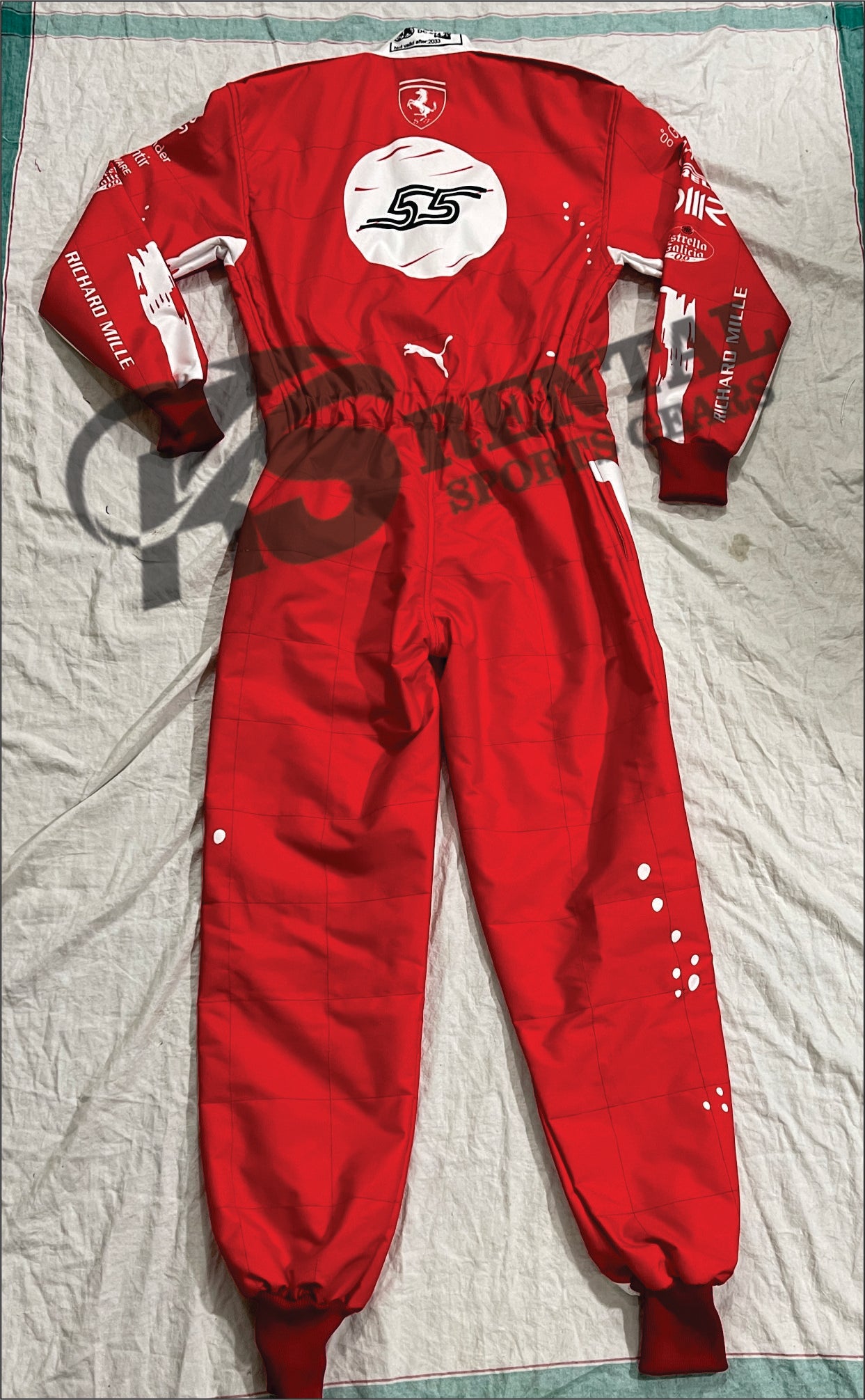 Carlos Sainz 2023 Las Vegas Formula 1 Scuderia Ferrari Race Suit