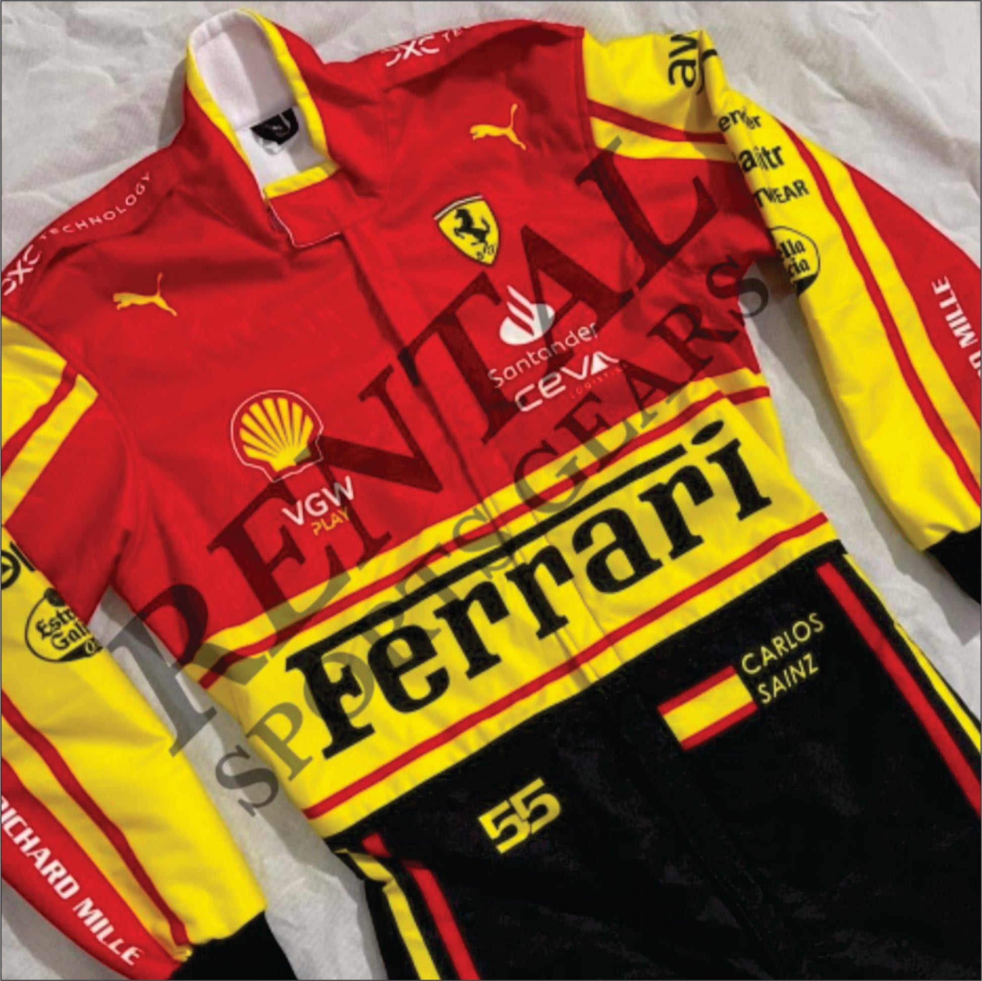 Carlos Sainz 2023 Scuderia Ferrari Monza GP F1 Race Suit