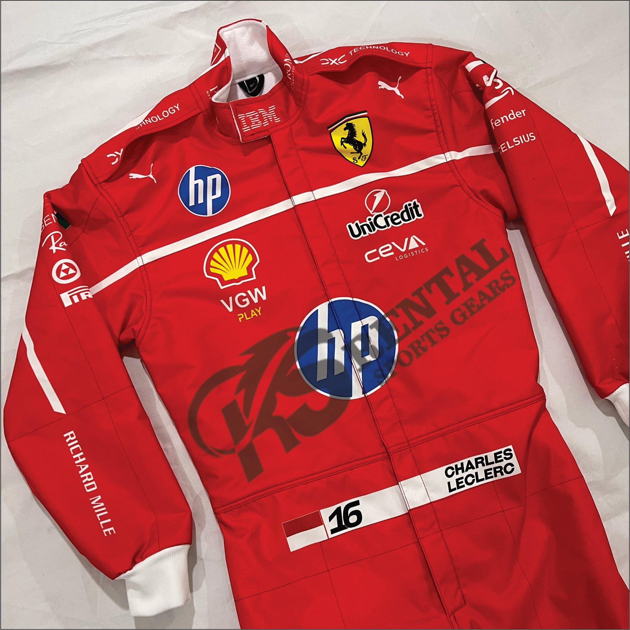 Charles Leclerc 2025 Scuderia Ferrari Hp F1 Race Suit