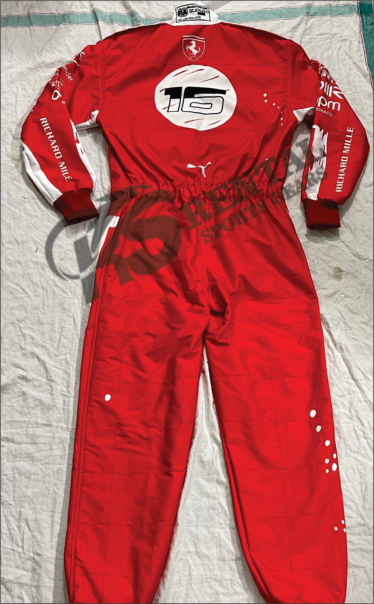 Charles Leclrec 2023 Ferrari Las Vegas GP Race suit F1