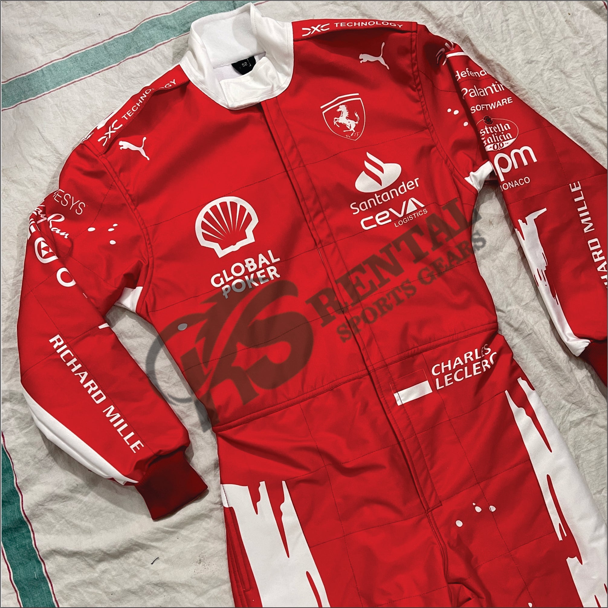 Charles Leclrec 2023 Ferrari Las Vegas GP Race suit F1