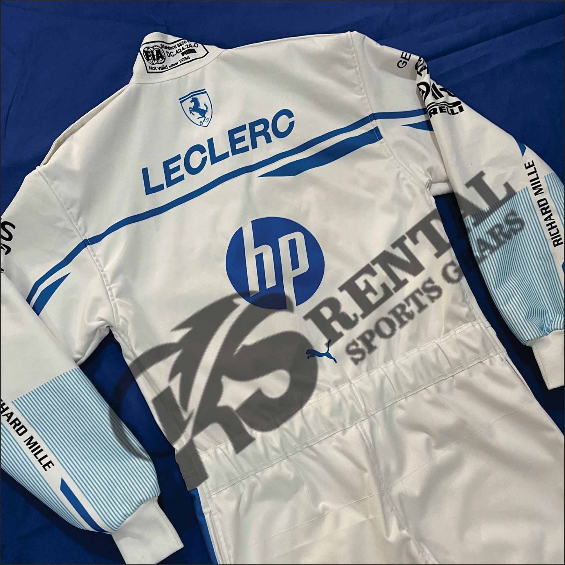 Charles Leclerc 2025 Monaco GP Ferrari Replica Race Suit