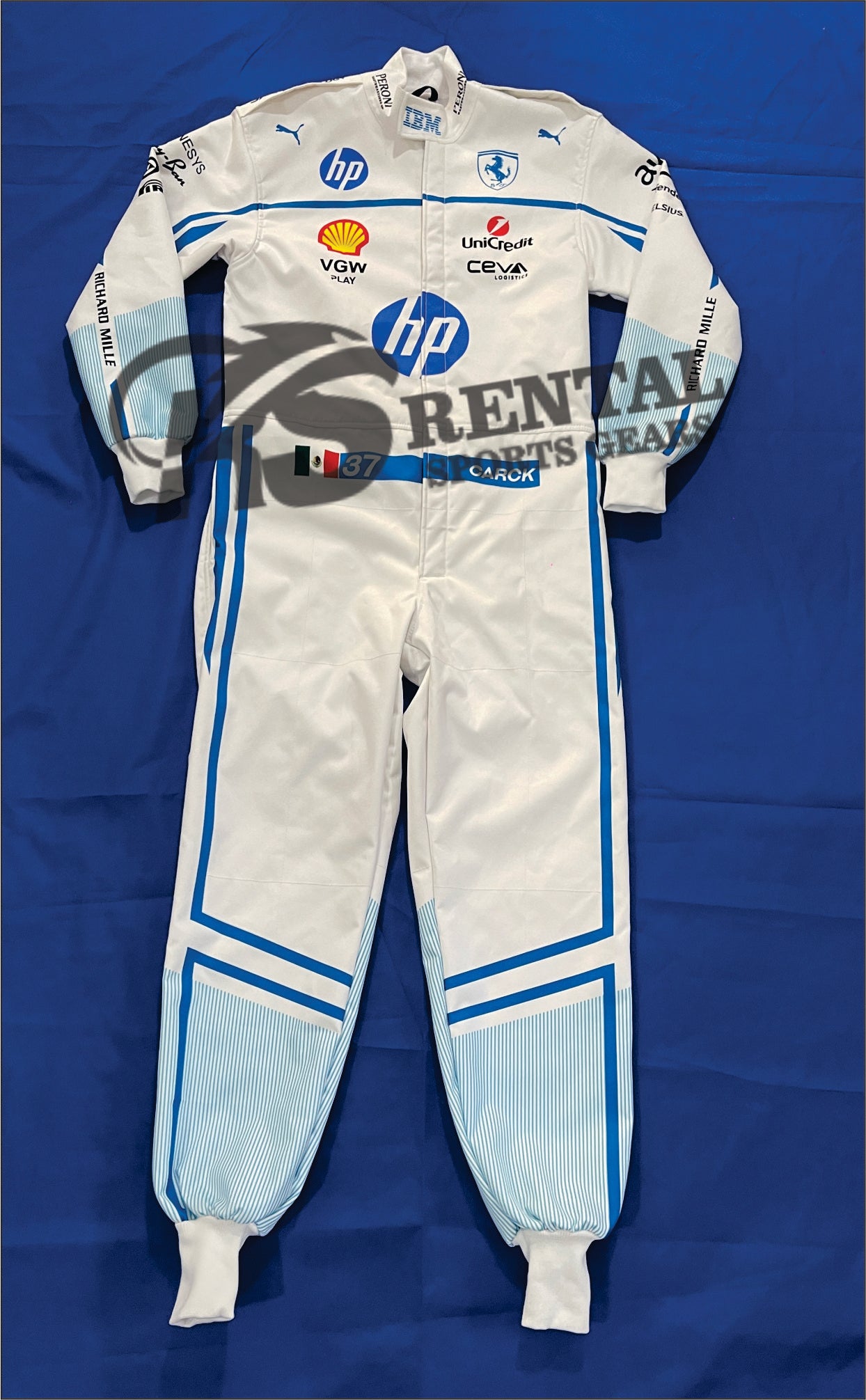 Charles Leclerc 2025 Monaco GP Ferrari Replica Race Suit