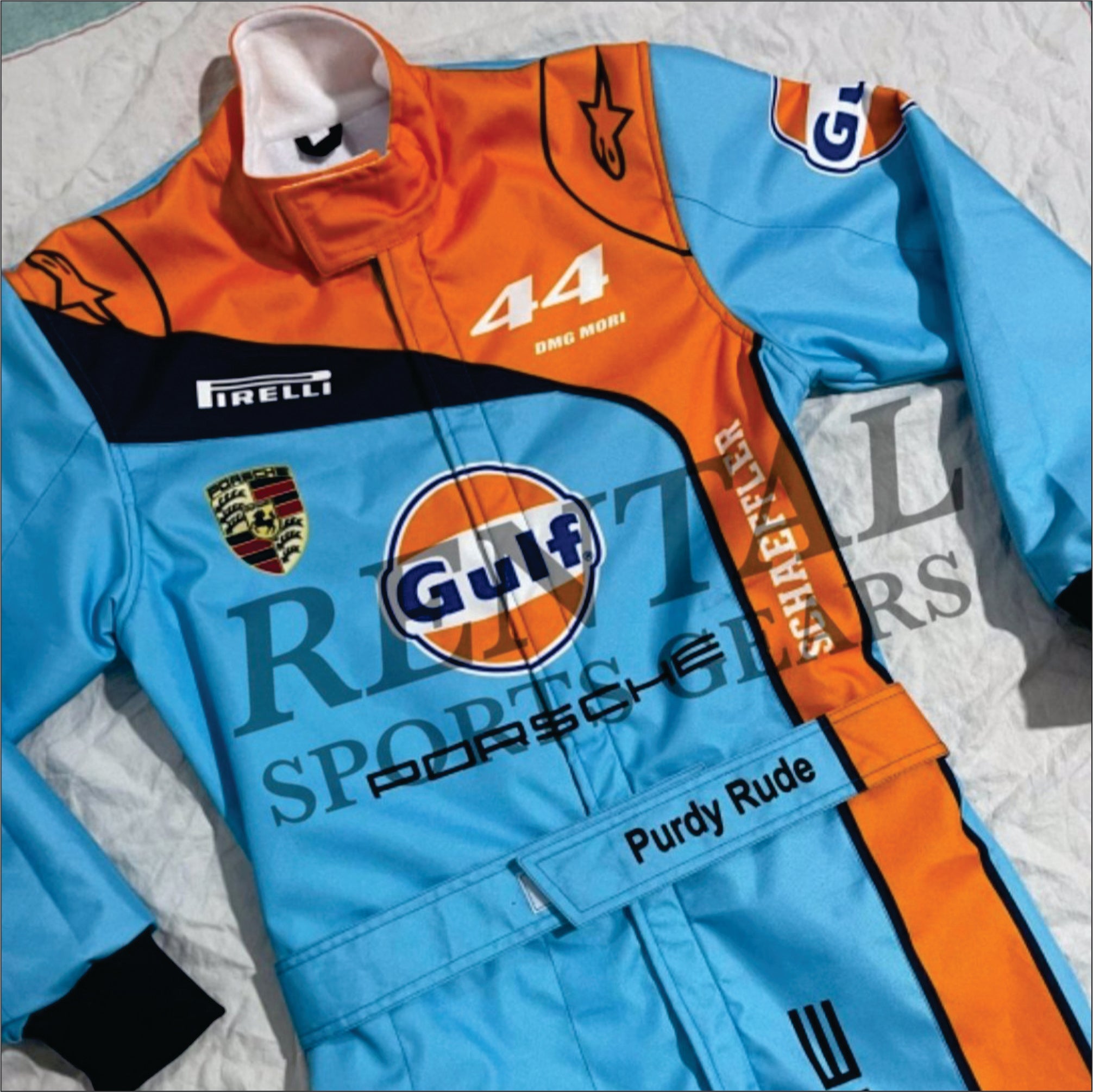 Fernando Alonso Gulf Porsche Motorsports Race Suit