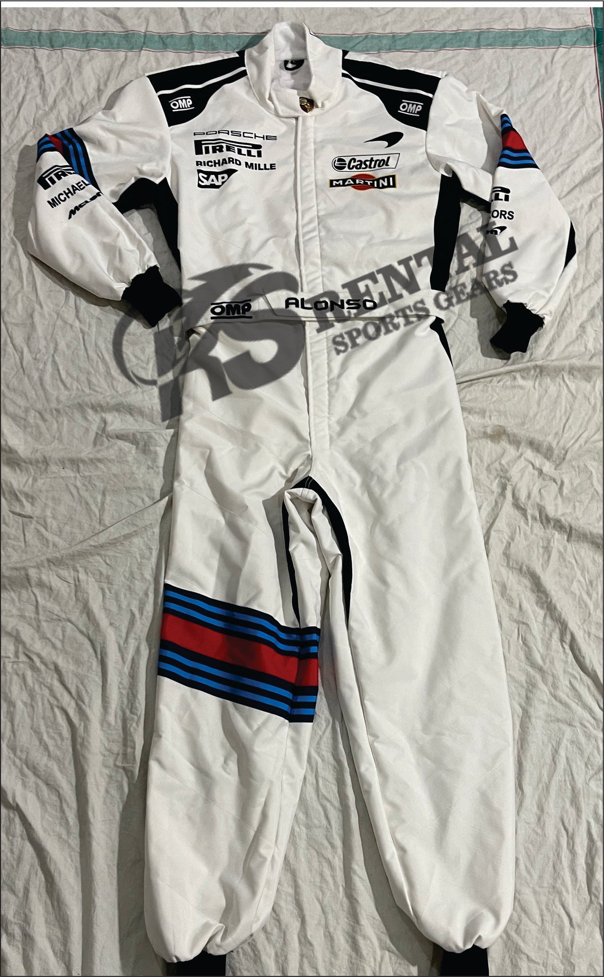 Fernando Alonso 2021 Martini Racing F1 Race Suit