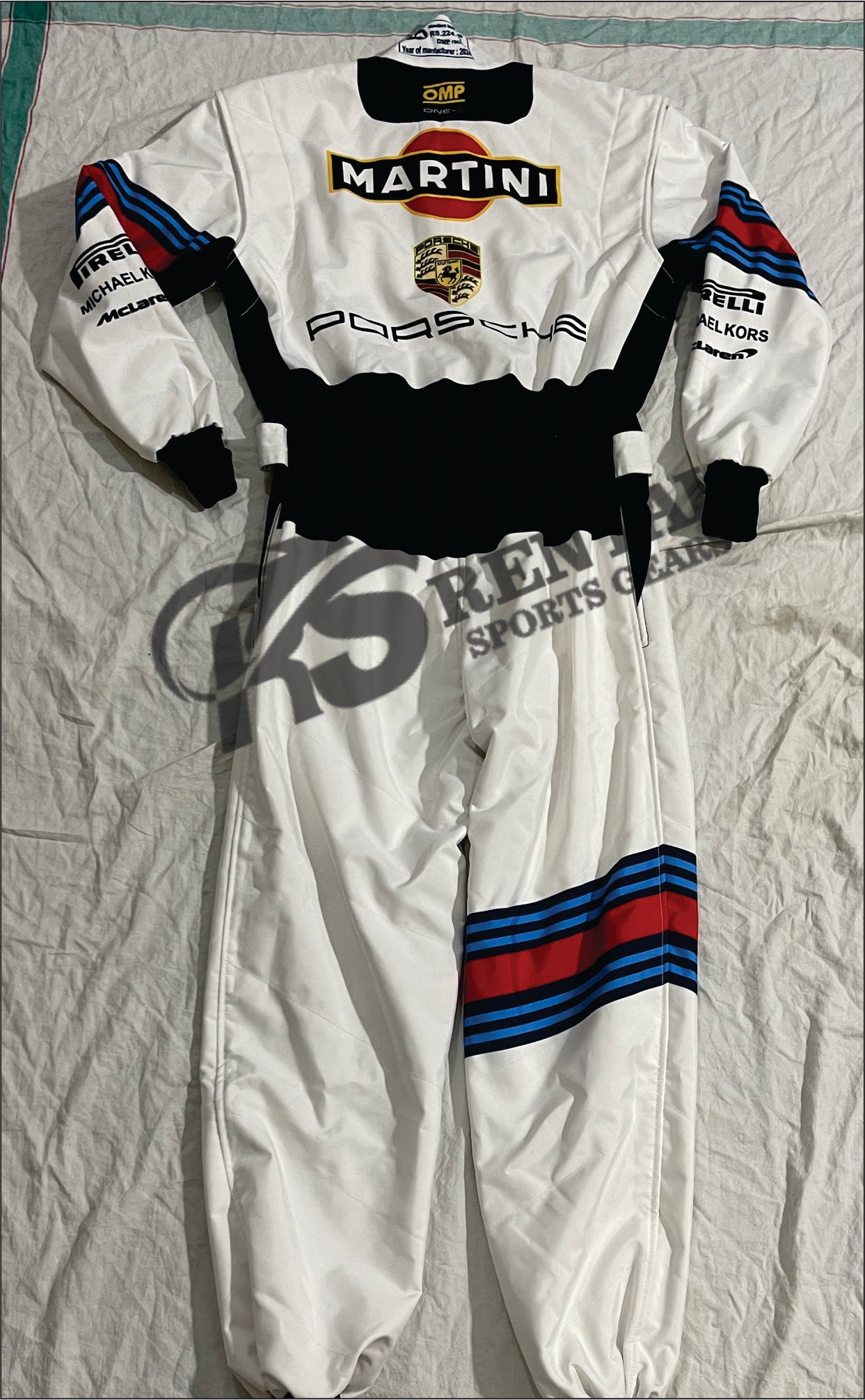Fernando Alonso 2021 Martini Racing F1 Race Suit