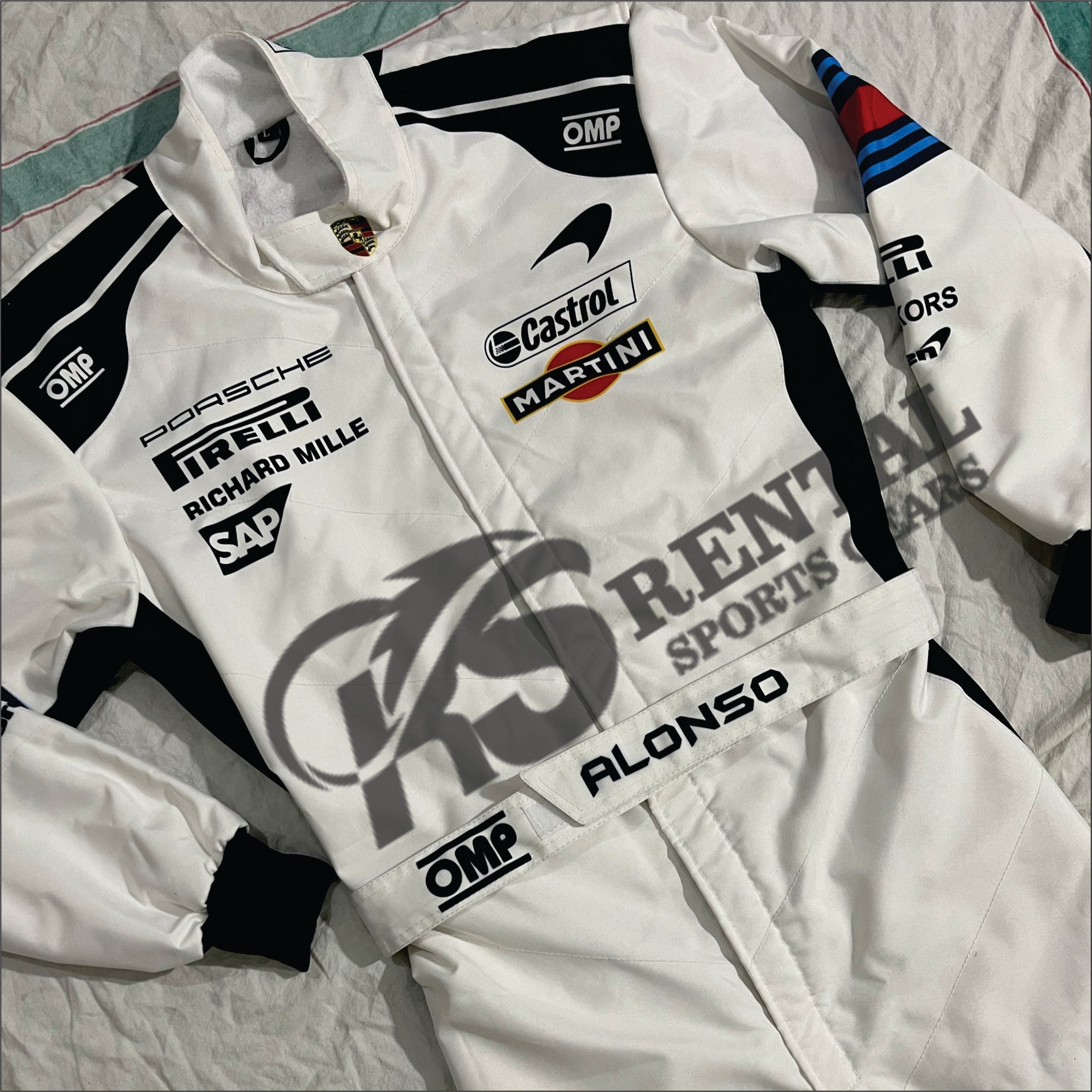 Fernando Alonso 2021 Martini Racing F1 Race Suit