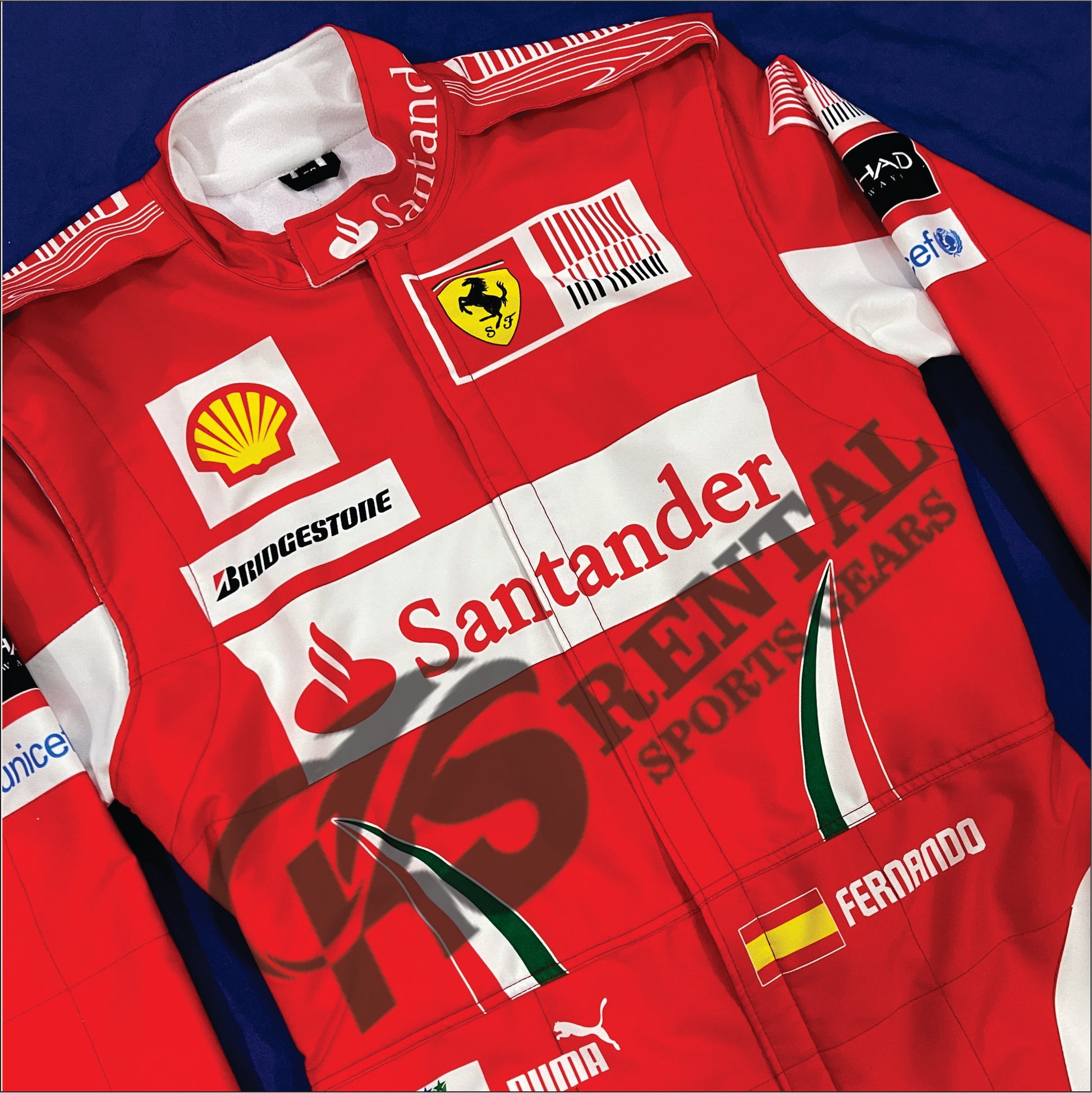 Fernando Alonso Scuderia Ferrari 2010 F1 Race Suit