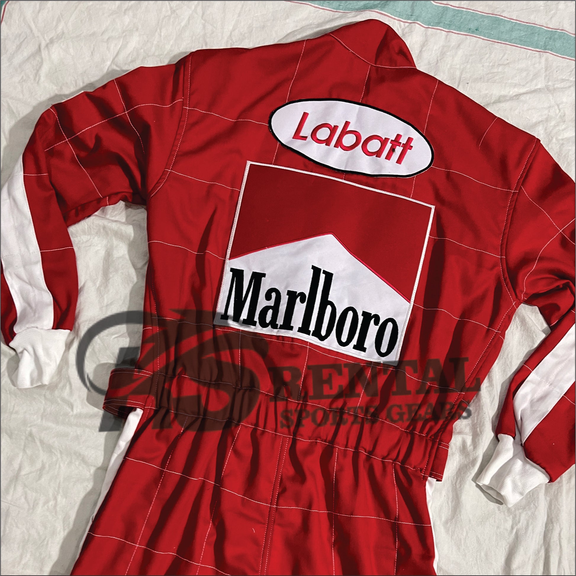 Gilles Villeneuve F1 Embroidery Race Suit