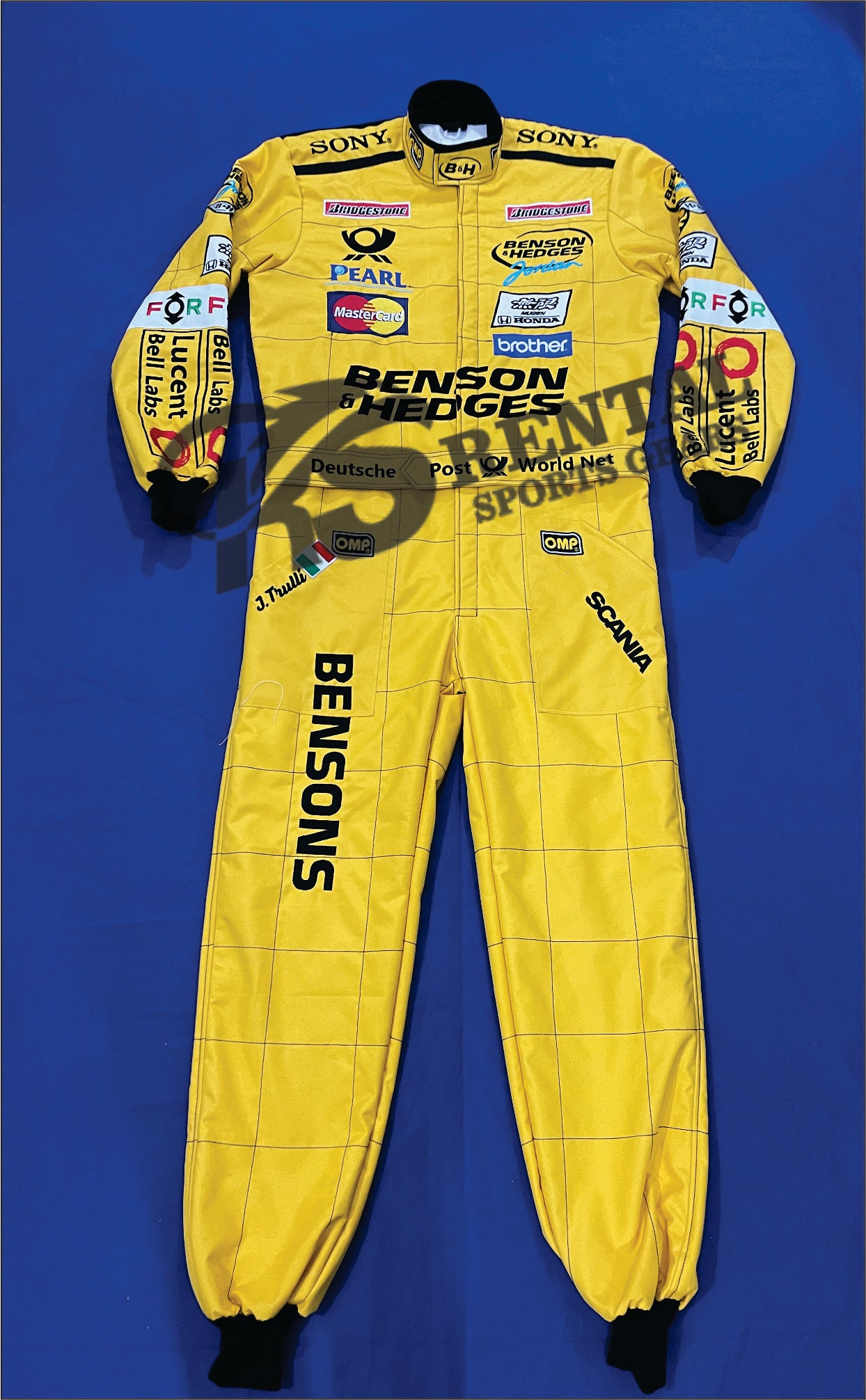 Jarno Trulli 2000 Jordan Racing F1 Suit